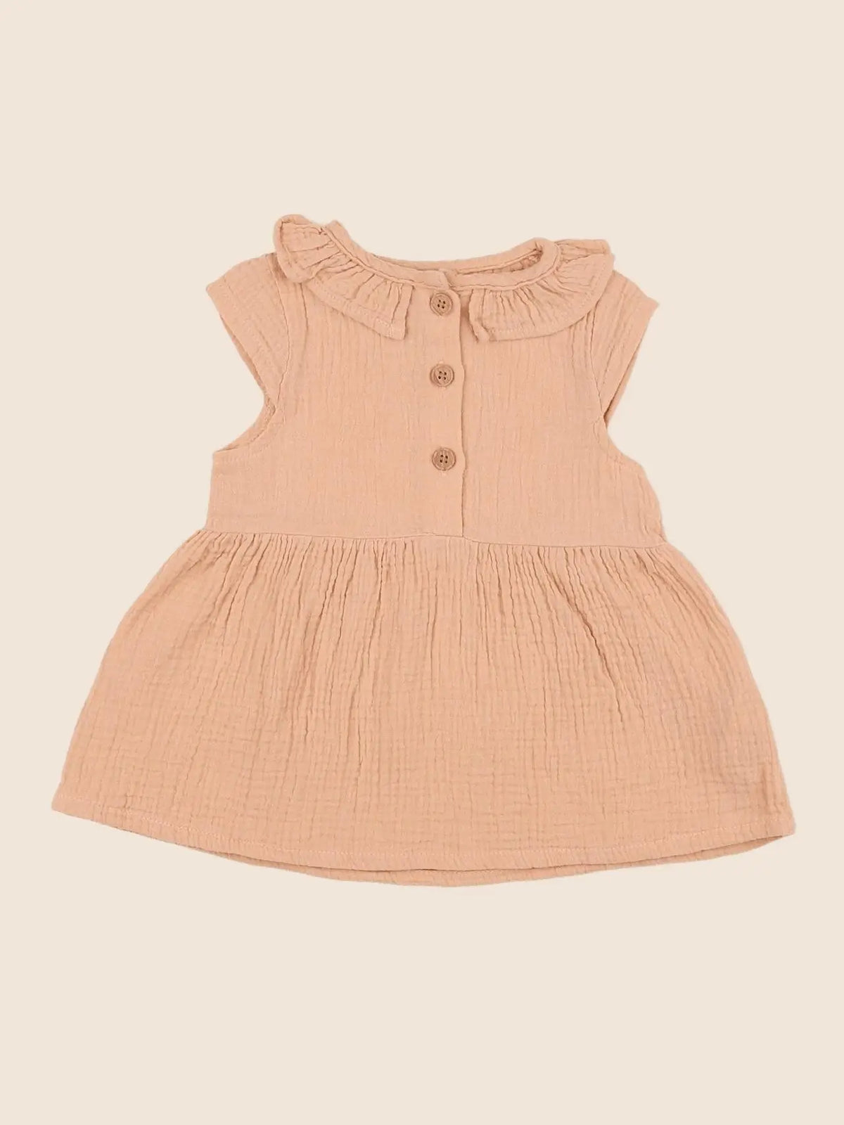 Vertbaudet - robe orange - 9 mois