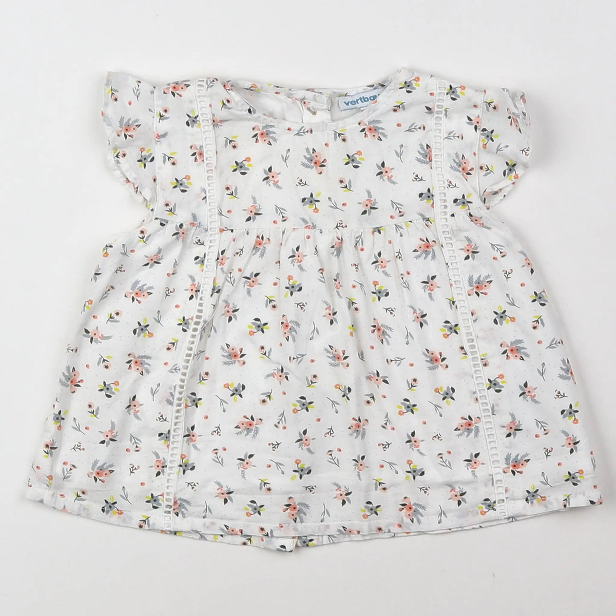 Vertbaudet - blouse multicolore - 12 mois