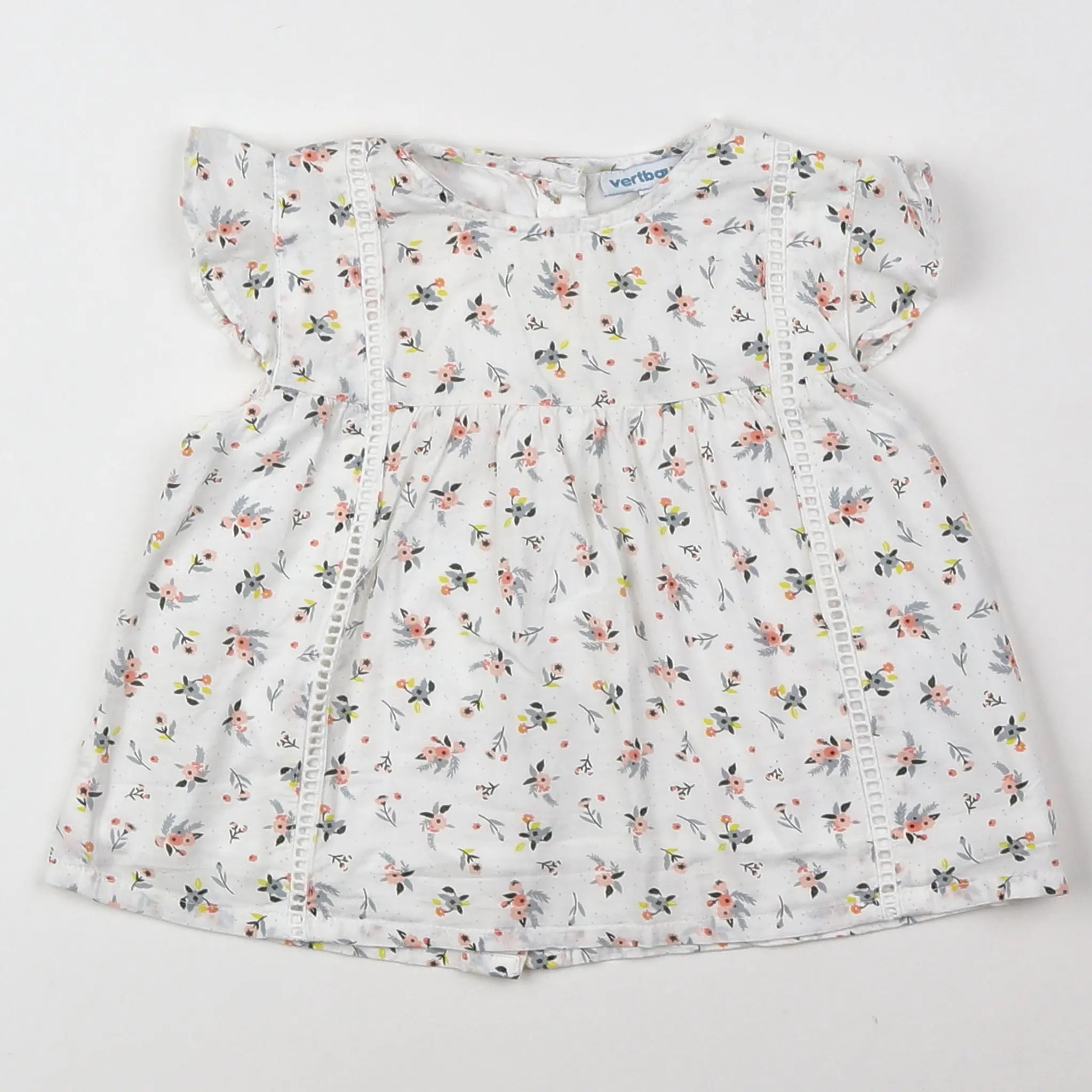 Vertbaudet - blouse multicolore - 12 mois