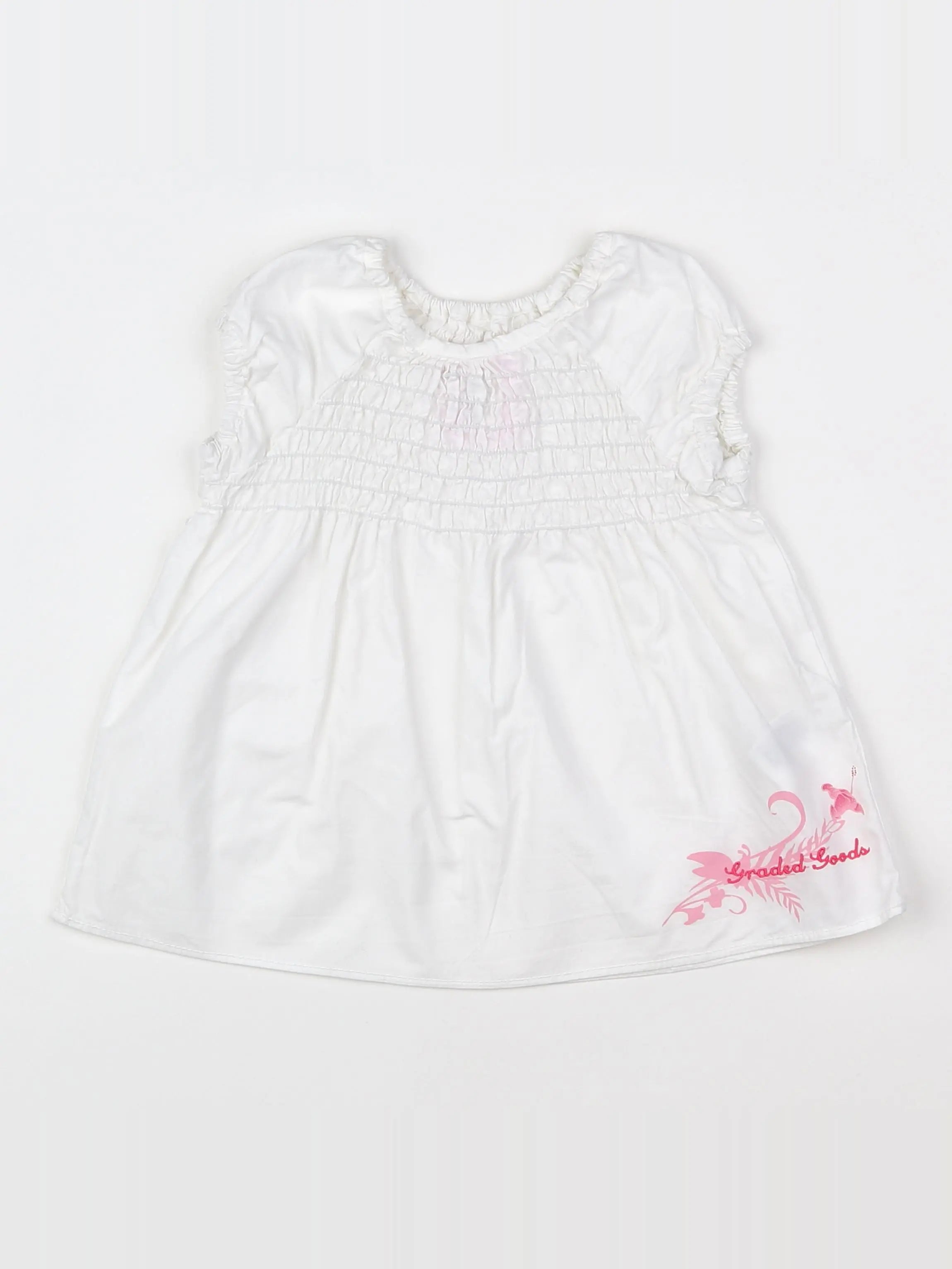 H&M - robe blanc - 3 mois