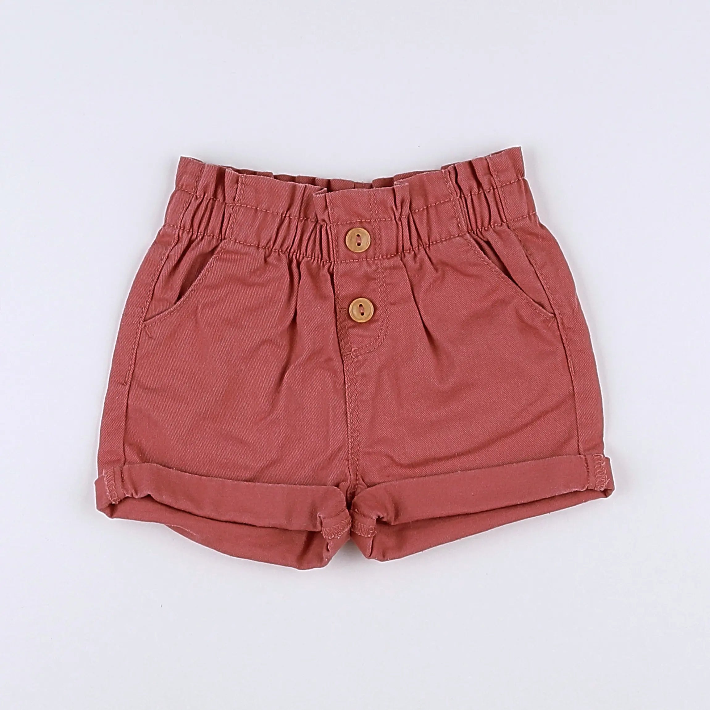 Vertbaudet - short rose - 12 mois