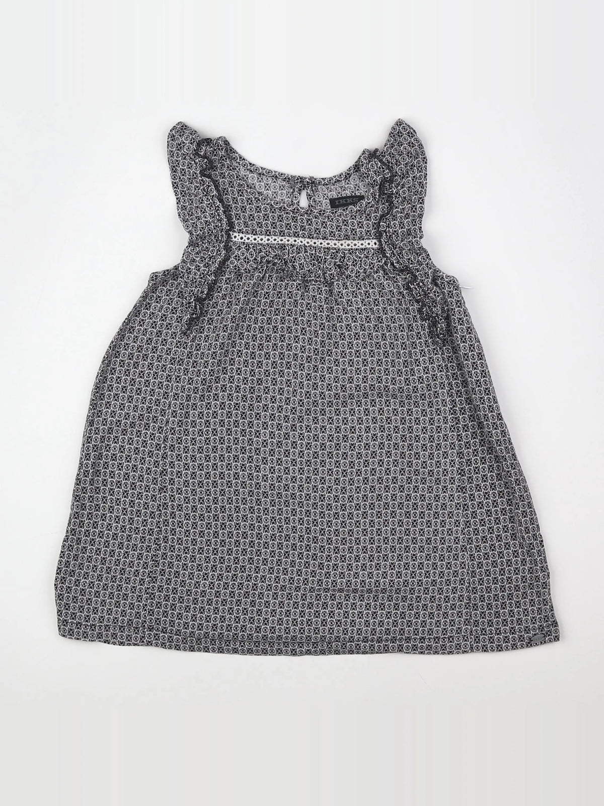 IKKS - blouse blanc, noir - 3 ans