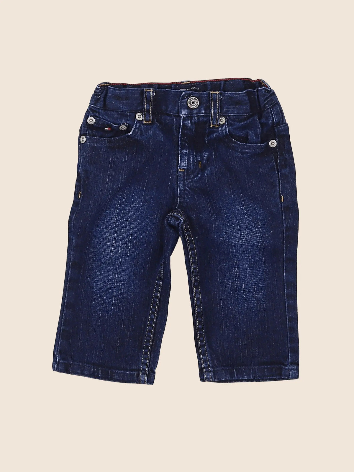 Tommy Hilfiger - jean bleu - 9/12 mois