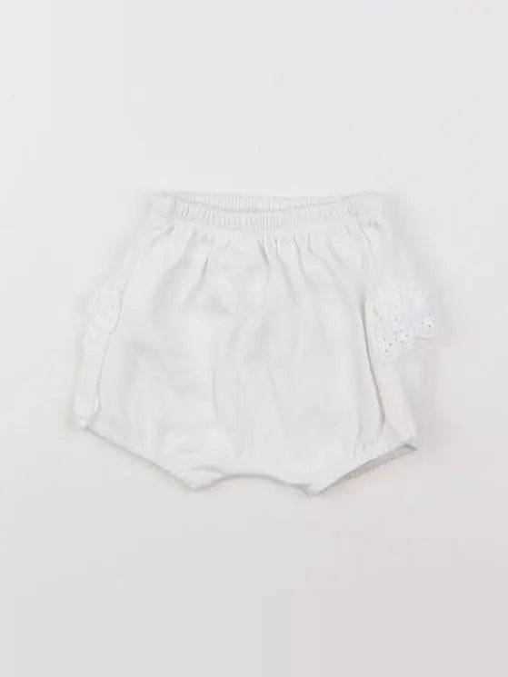 Absorba - short volants au dos blanc - 12 mois