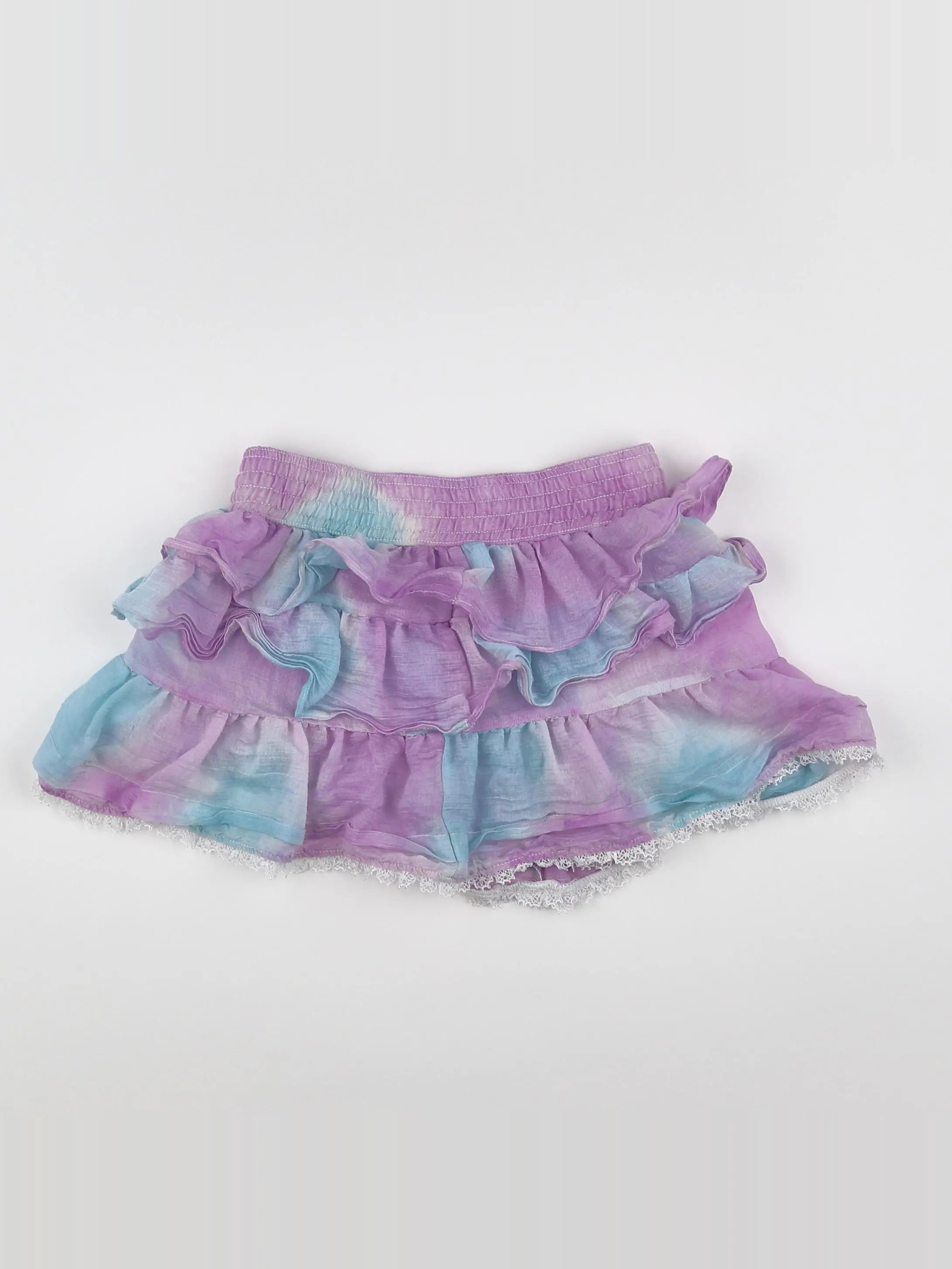 Banana Moon - jupe violet, bleu - 10 ans