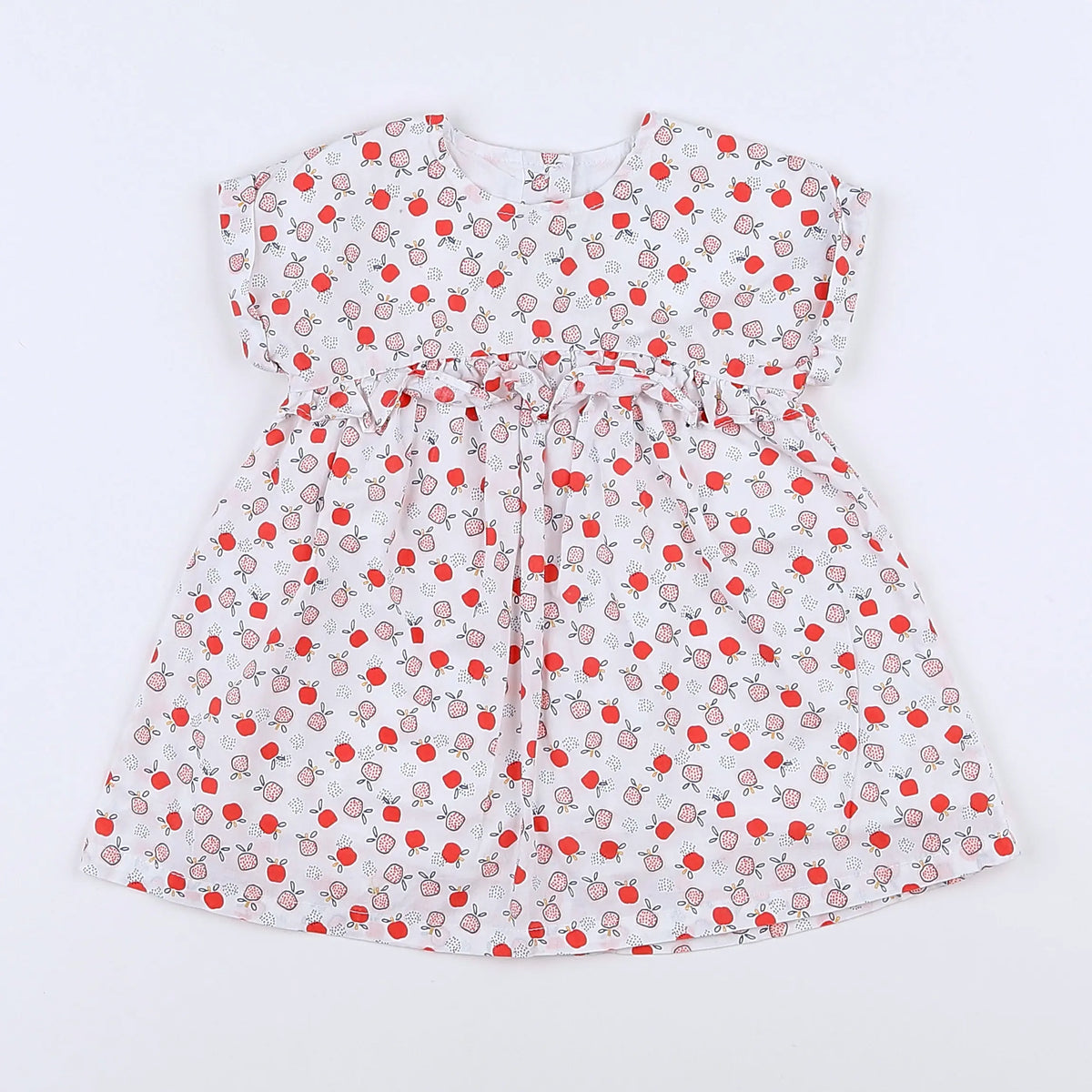 Vertbaudet - robe blanc - 9 mois
