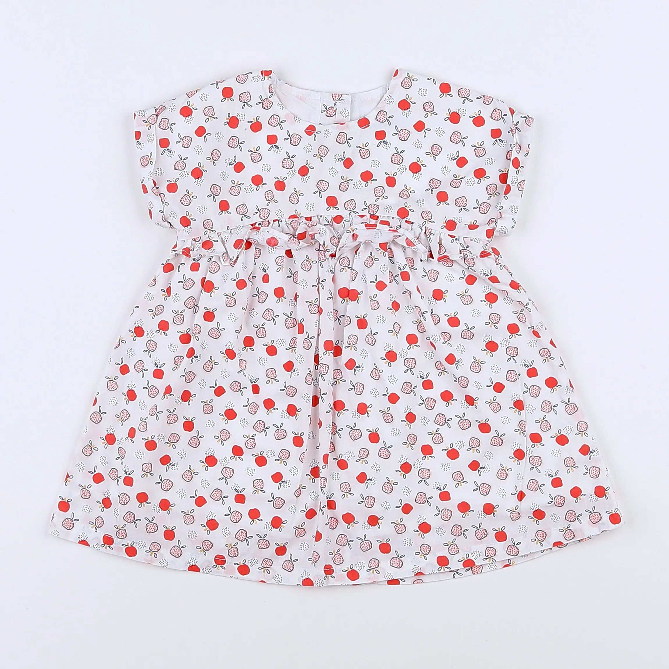 Vertbaudet - robe blanc - 9 mois