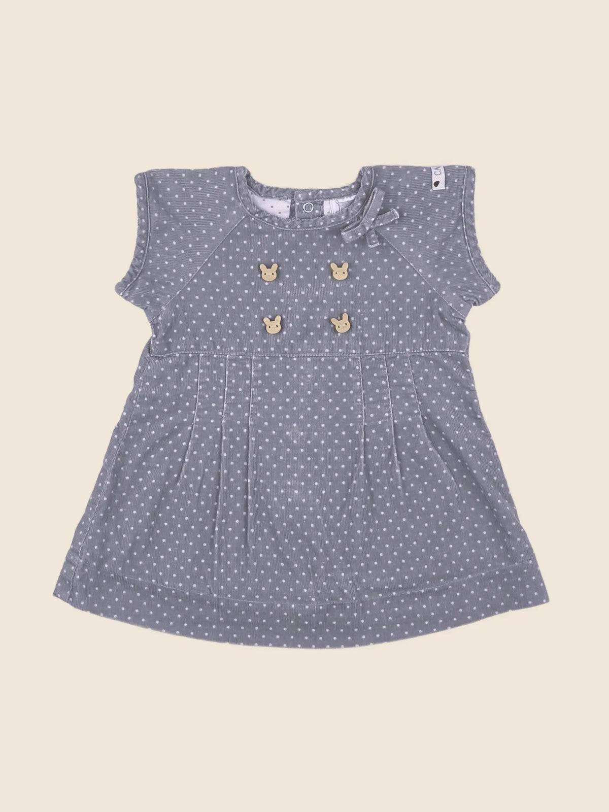 Cadet Rousselle - robe gris - 3 mois