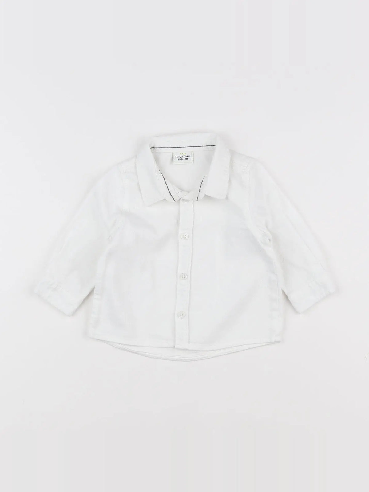 Tape à l'oeil - chemise blanc - 6 mois