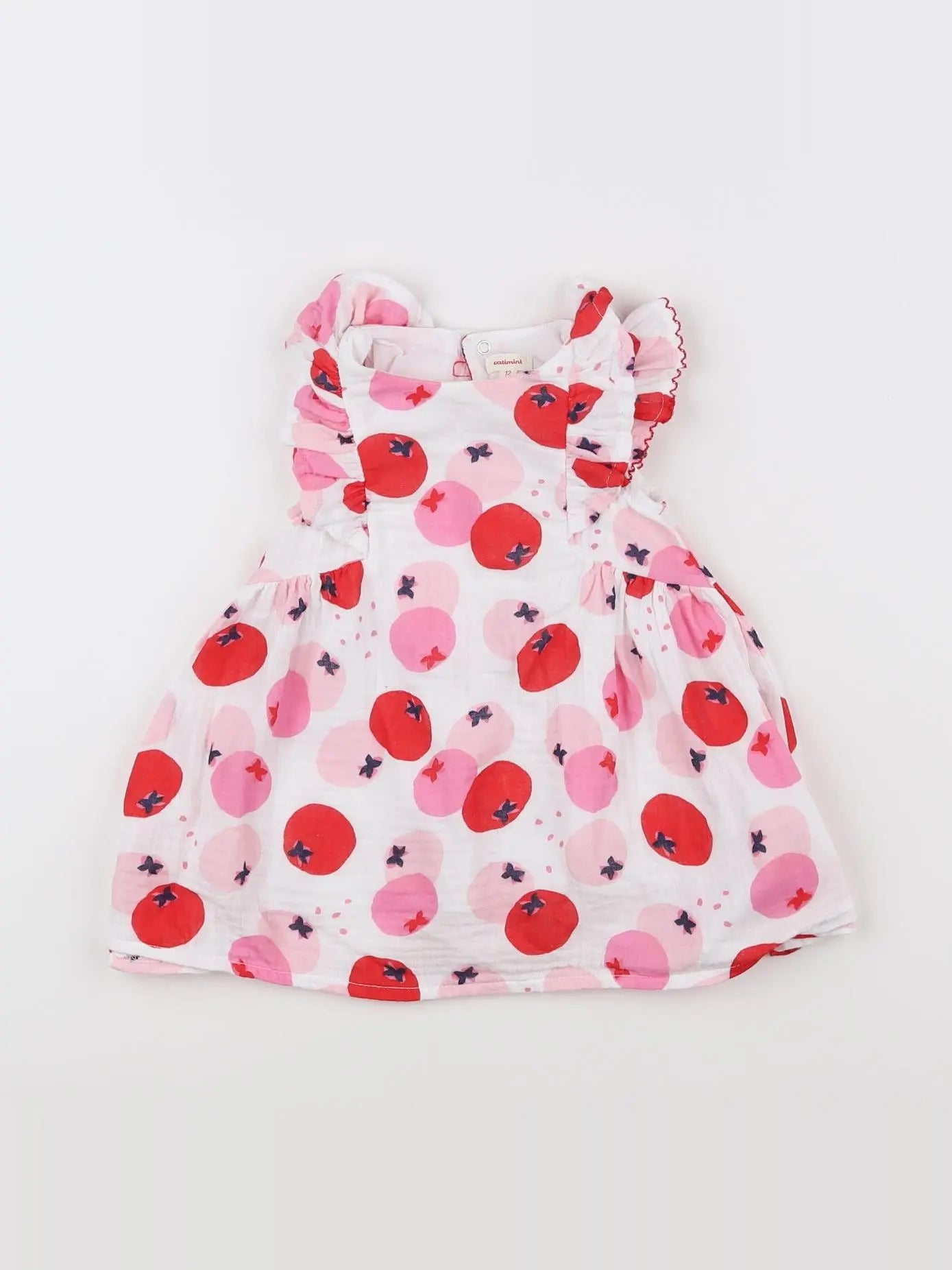 Catimini - robe blanc - 12 mois