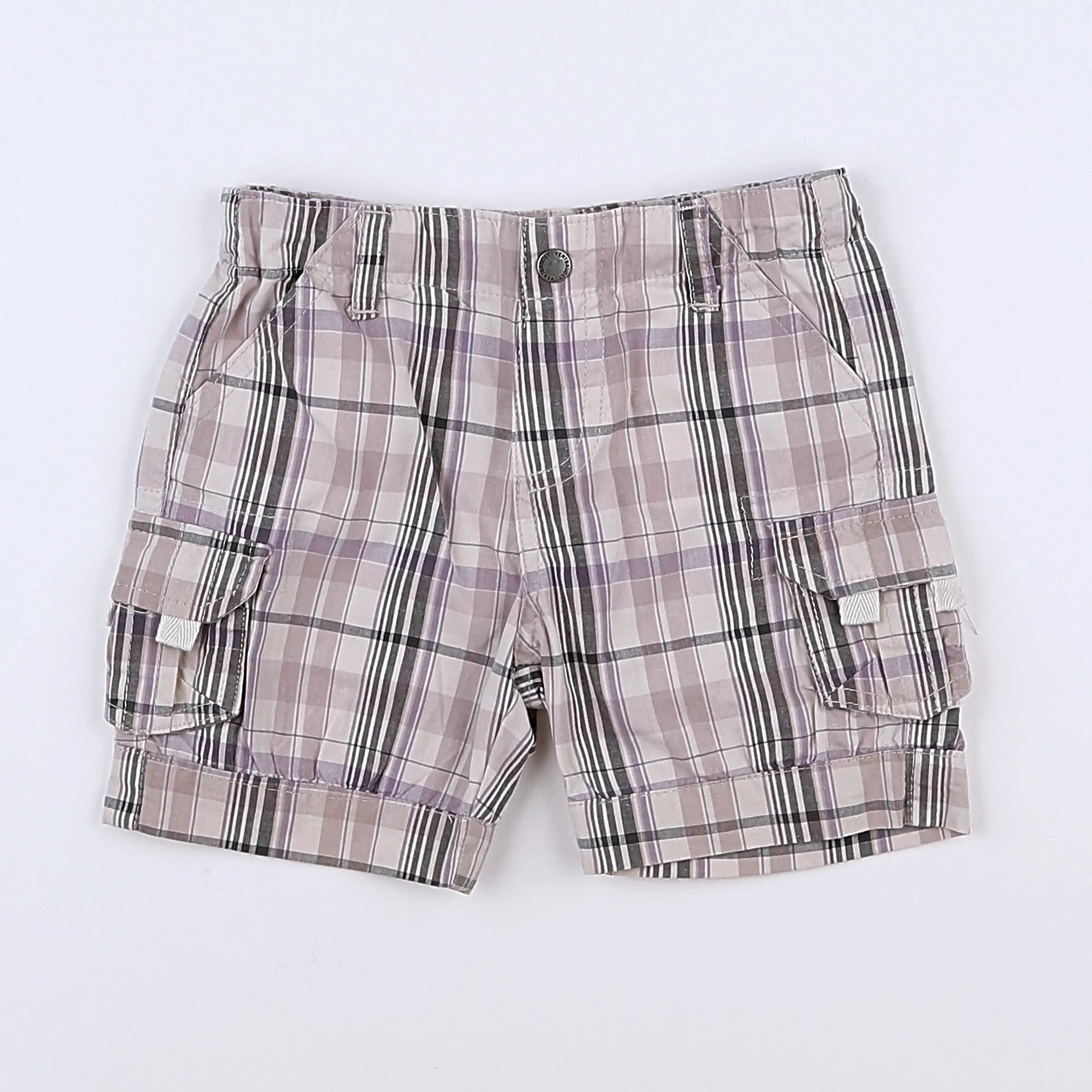 Vertbaudet - short gris - 12 mois