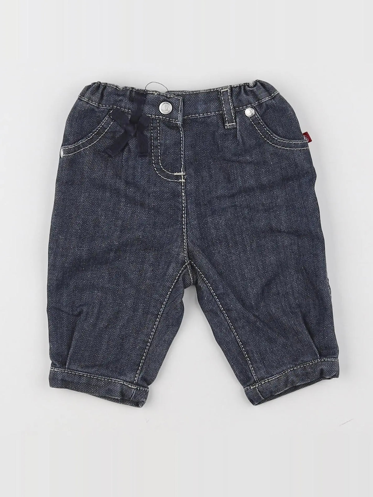 Petit Bateau - jean bleu - 3 mois