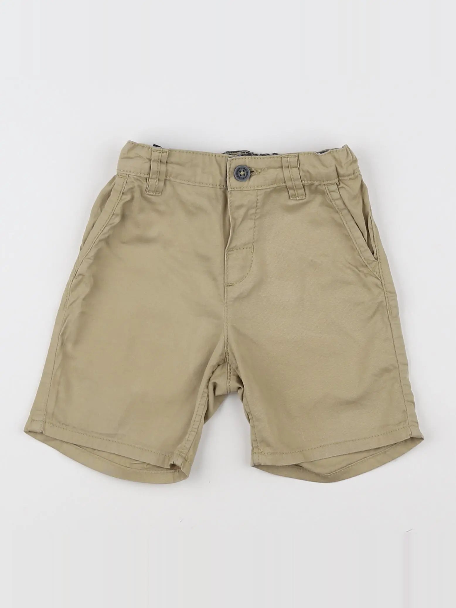 H&M - short beige - 9/12 mois