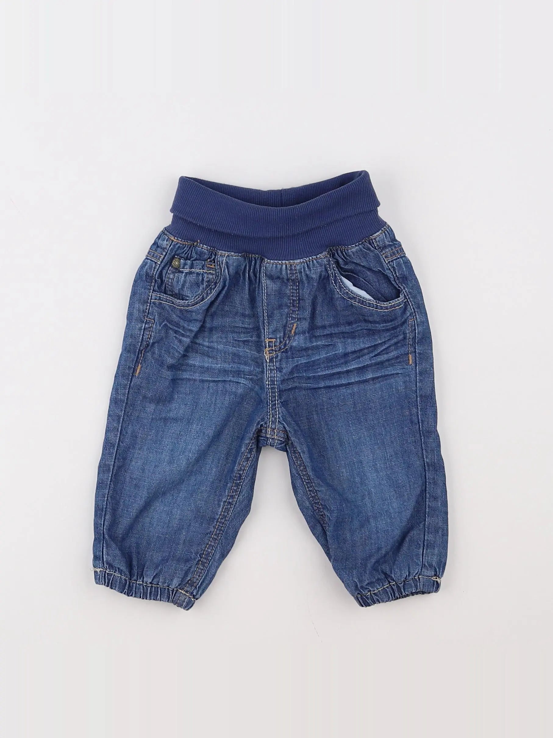 H&M - jean bleu - 3 mois