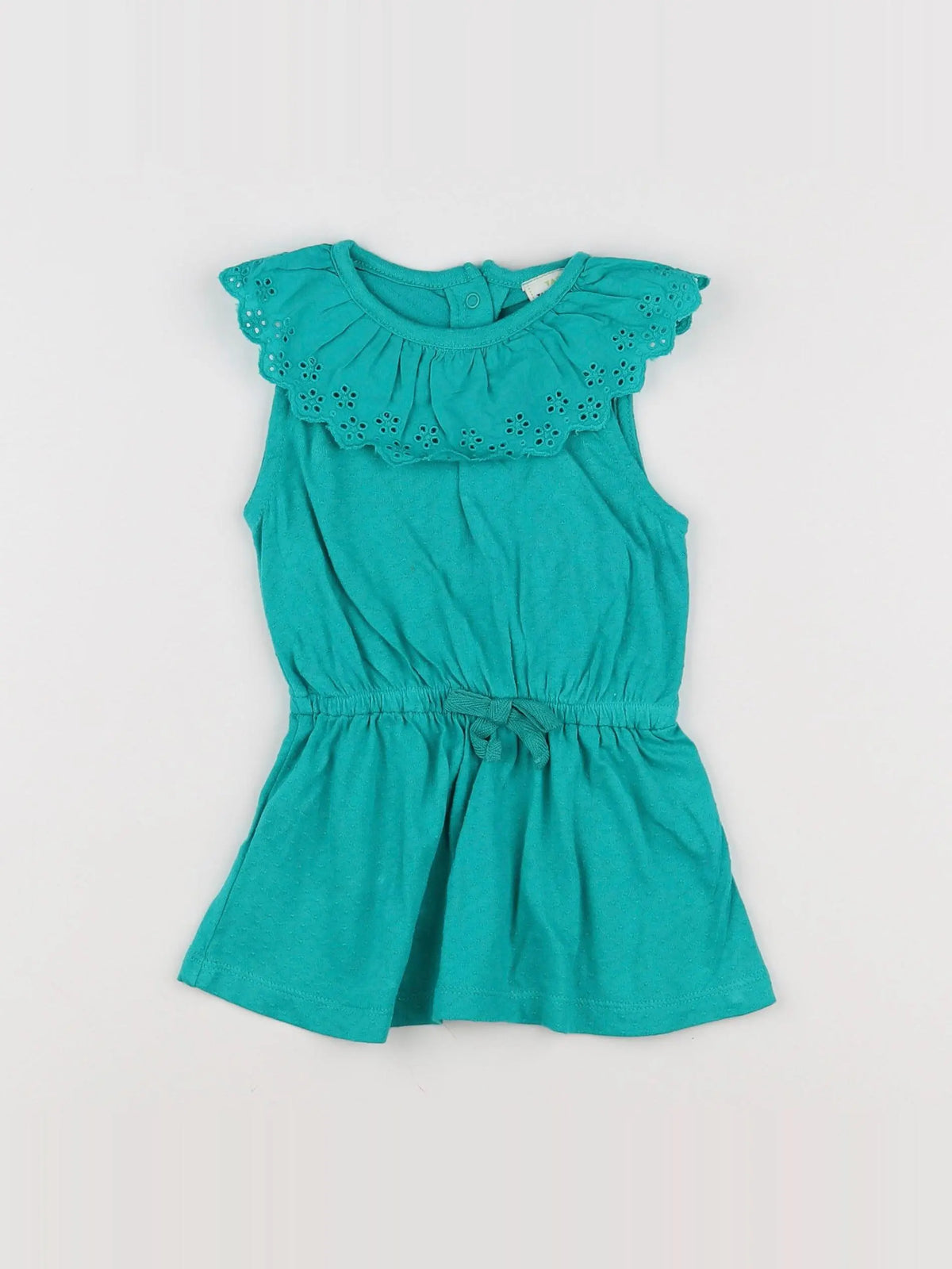 Tape à l'oeil - robe vert - 9 mois