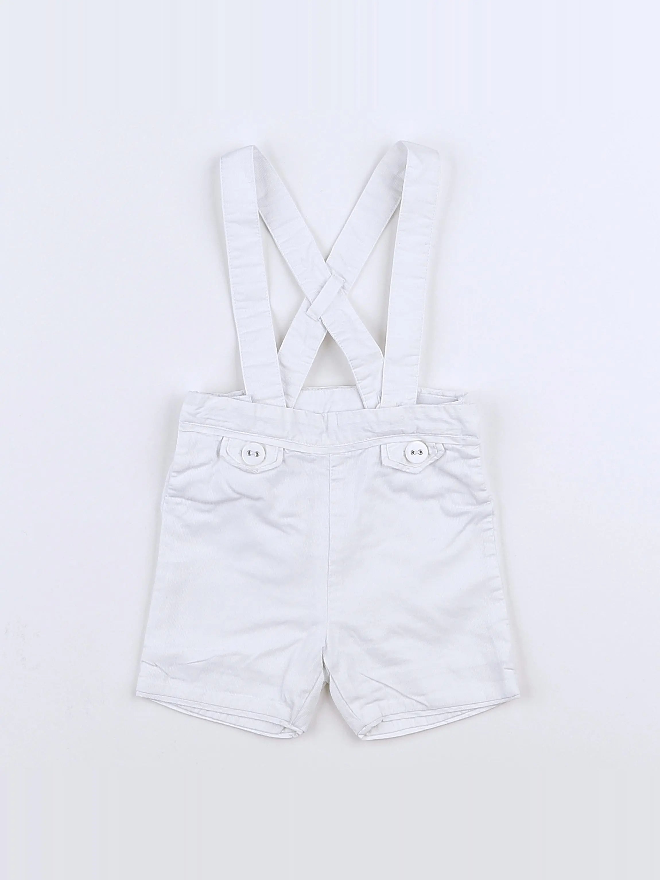 Jacadi - short blanc - 3 mois