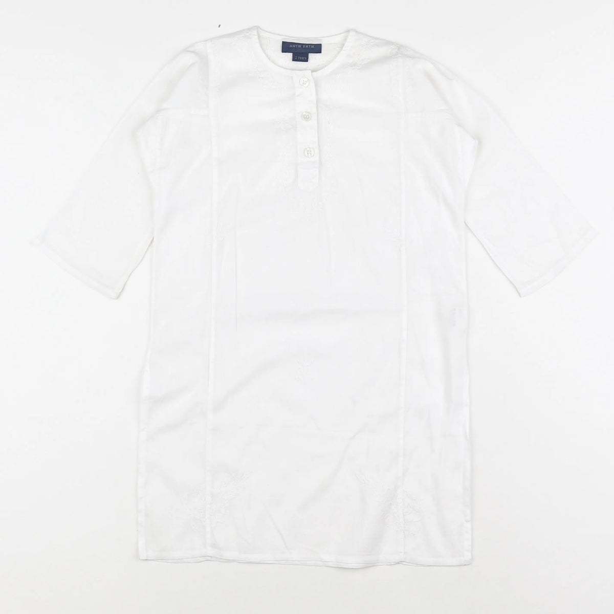 Antik Batik - robe blanc - 2 ans