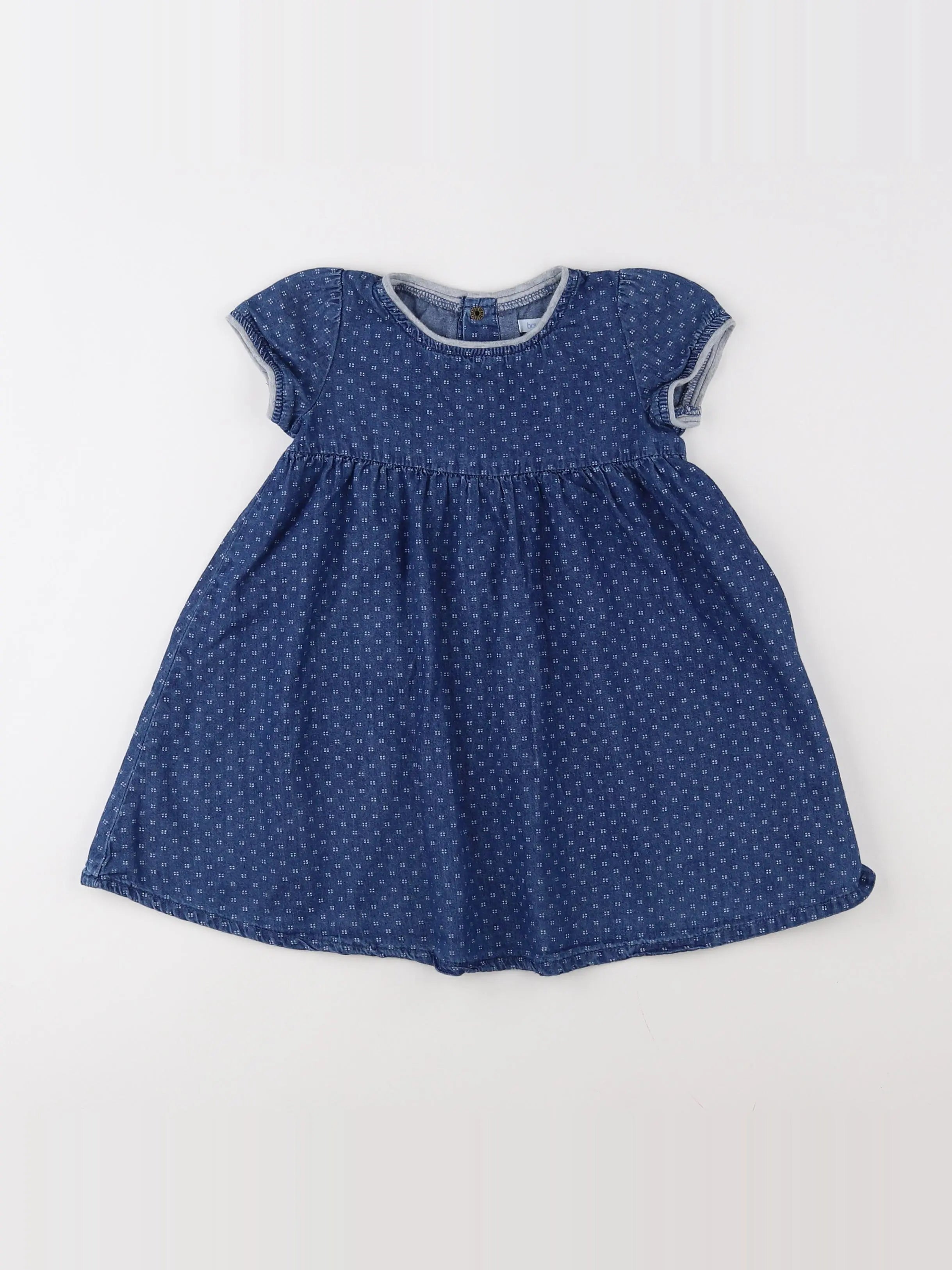 Boutchou - robe bleu - 12 mois