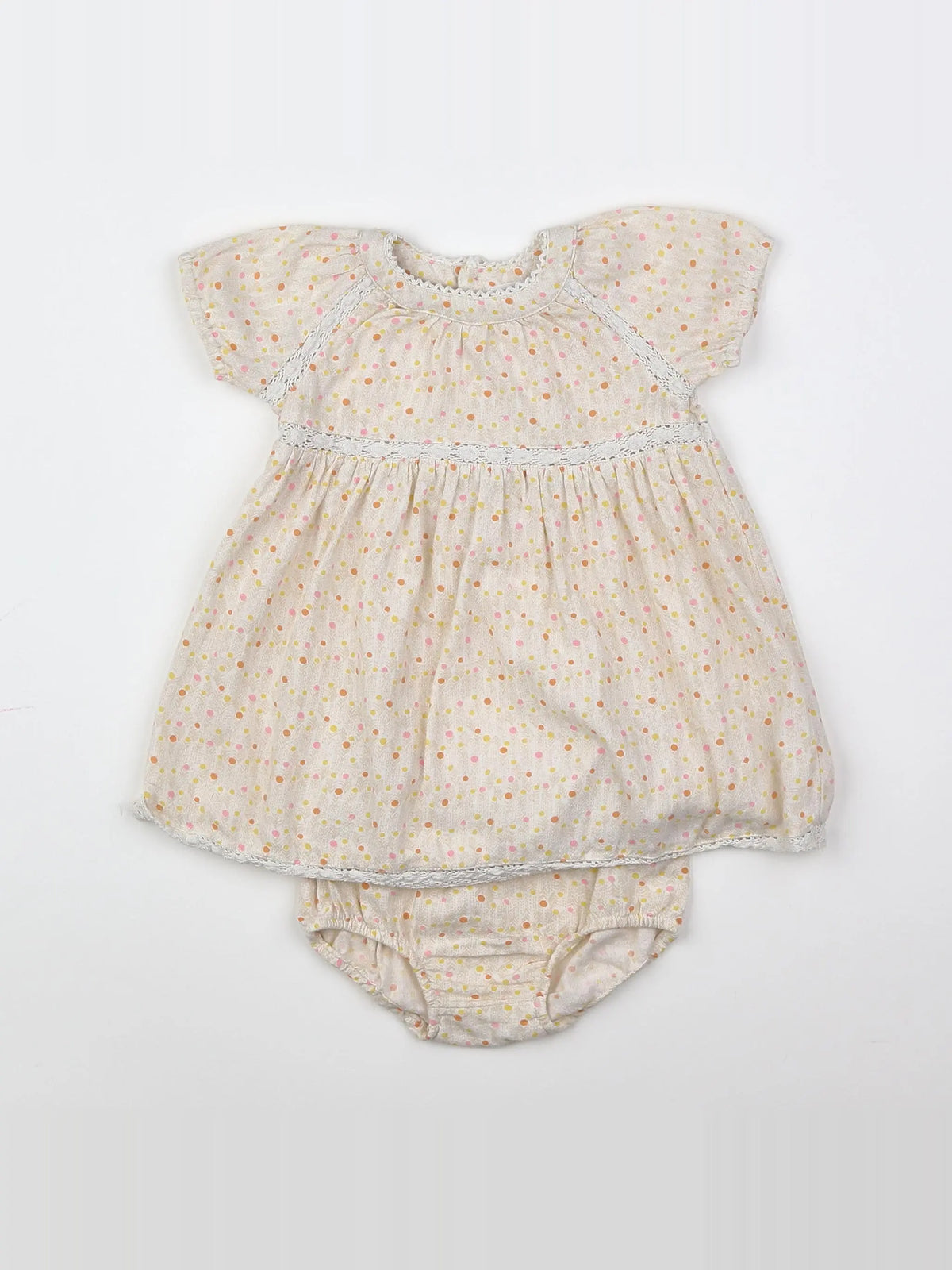 Boutchou - robe beige - 9 mois