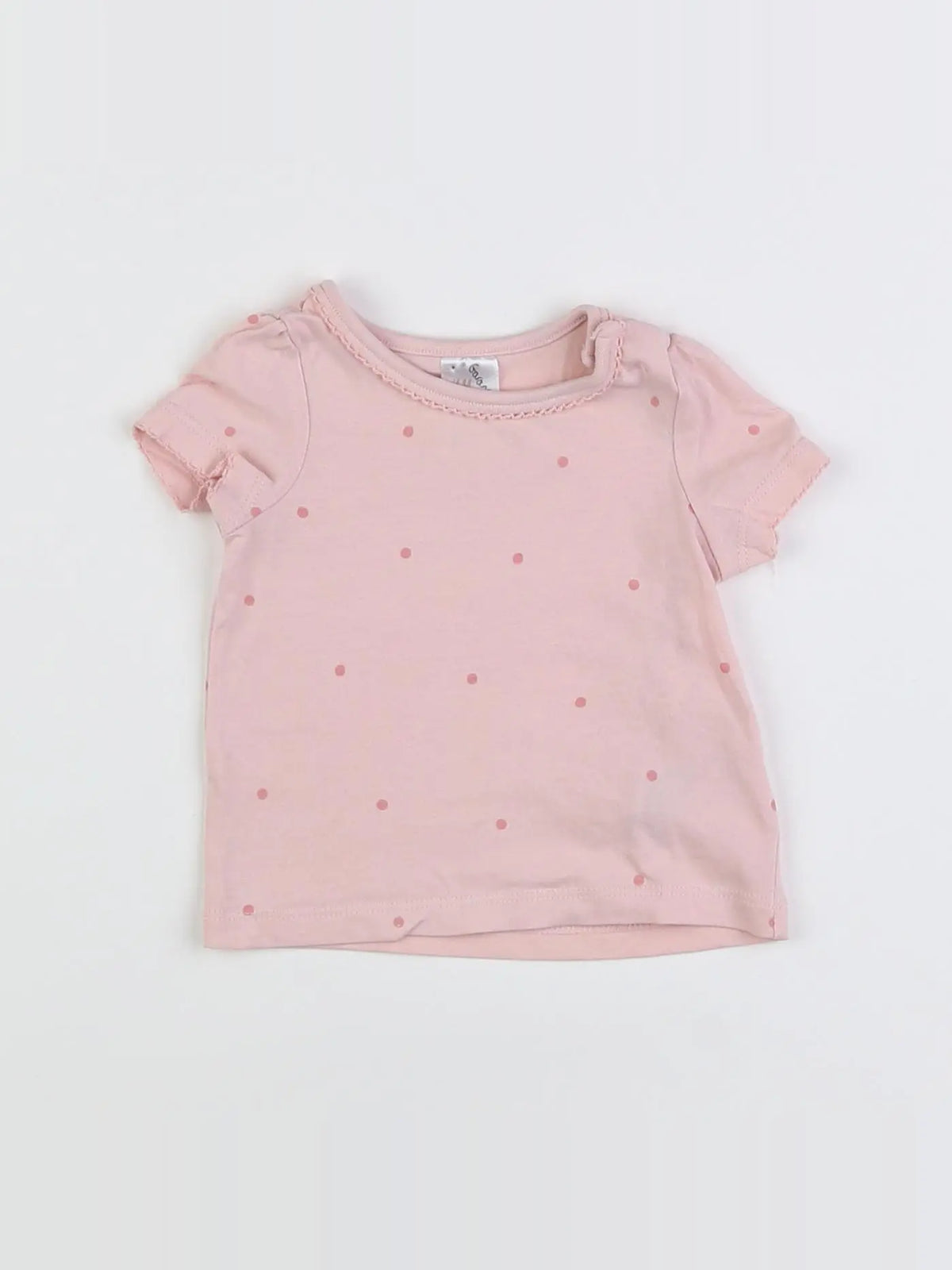 H&M - maillot de corps rose - 1/2 mois