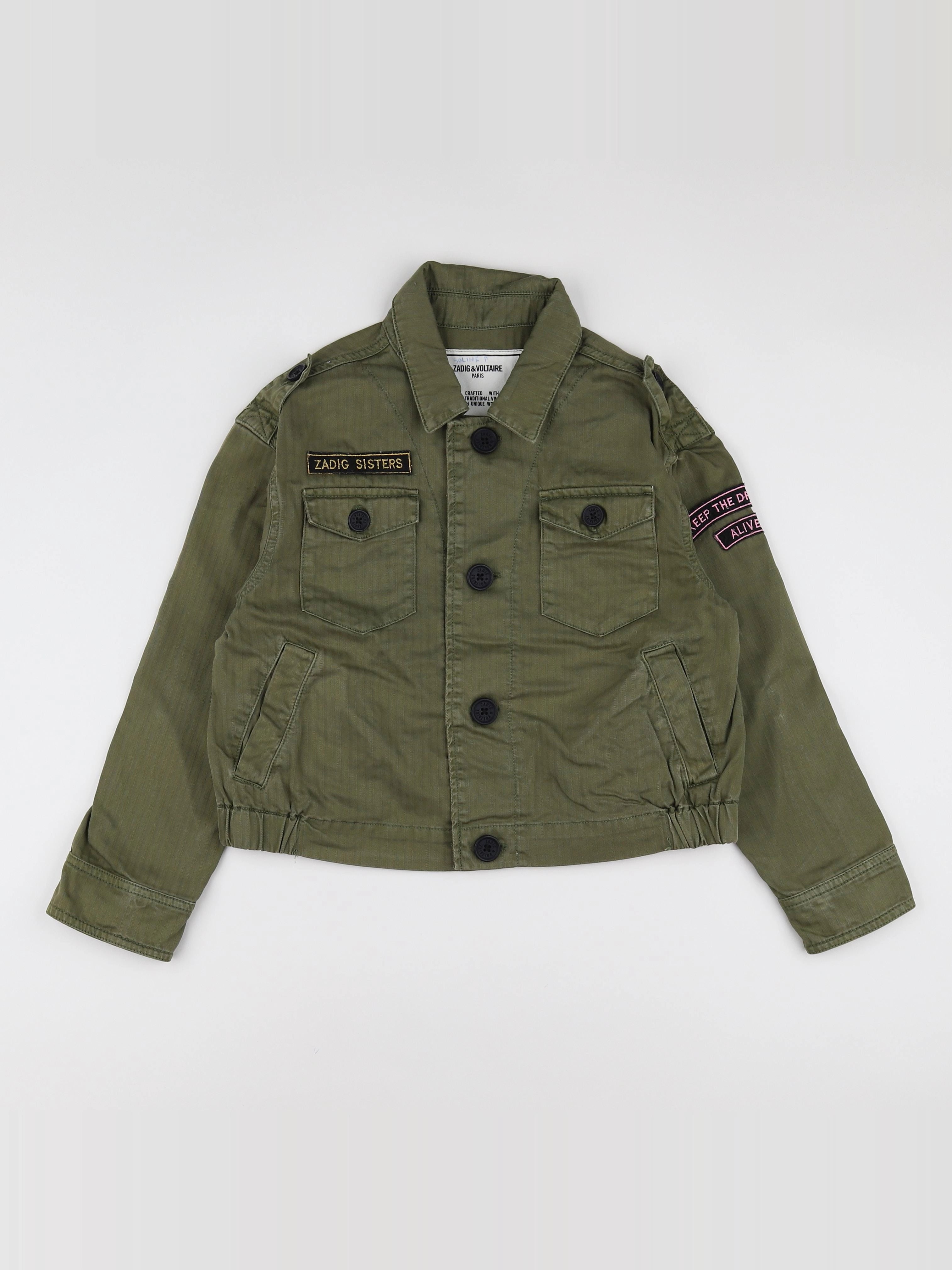 Zadig & Voltaire - veste vert - 9 ans