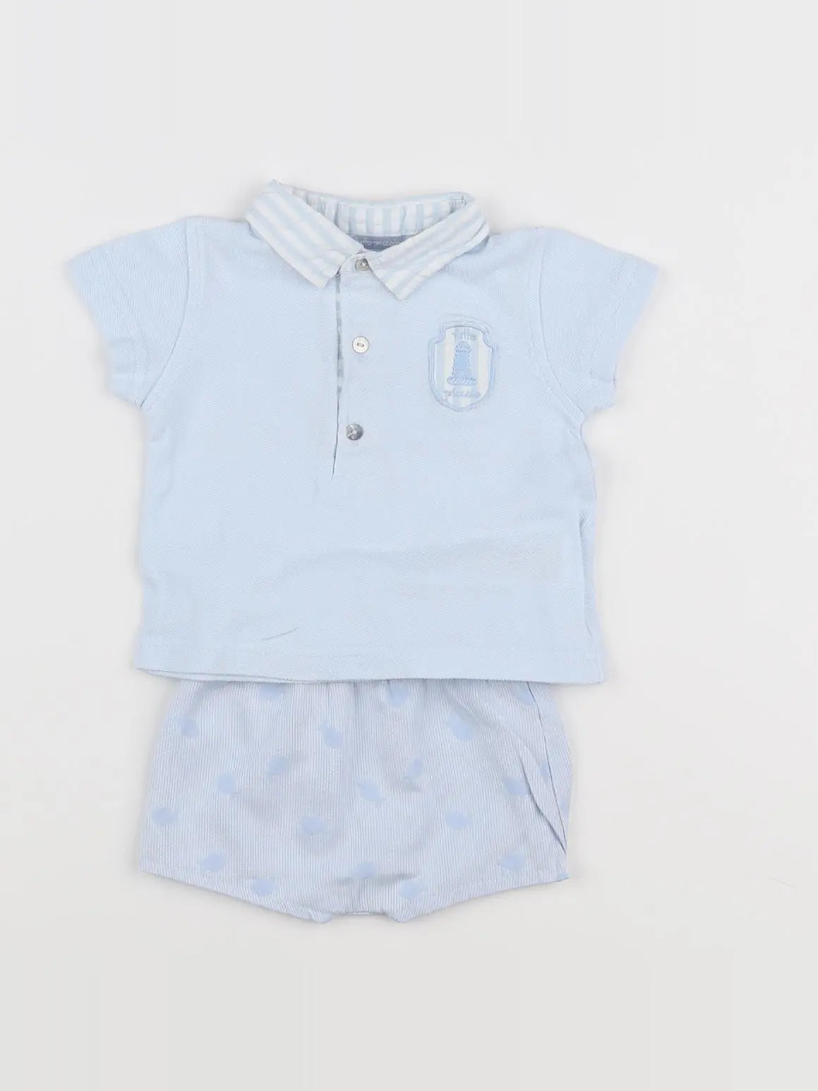 Tutto Piccolo - ensemble bleu - 3 mois