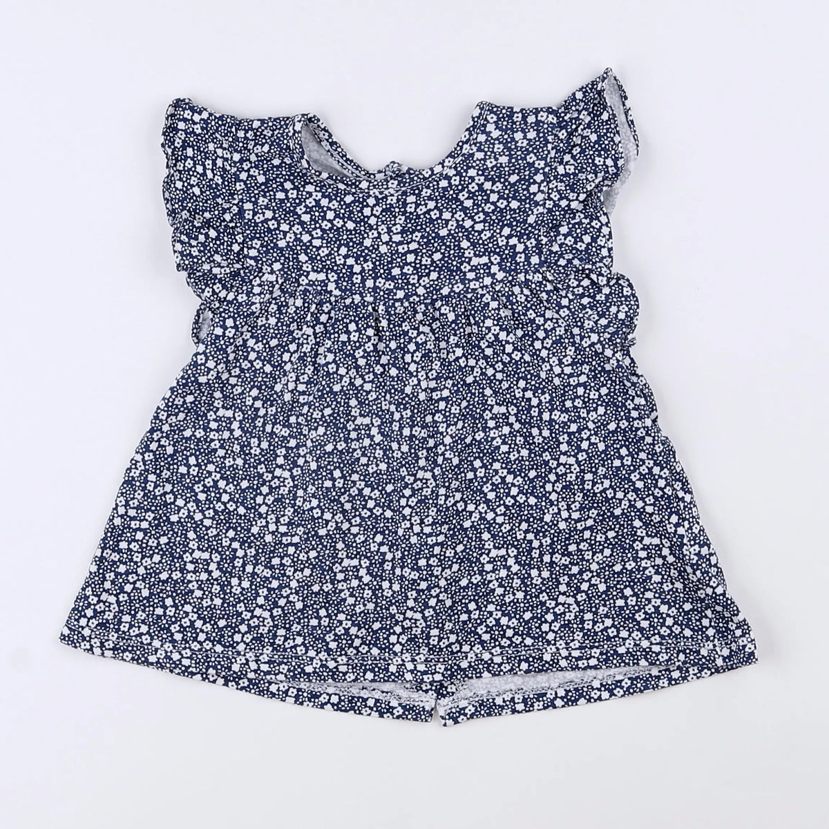 Vertbaudet - tee-shirt bleu - 12 mois