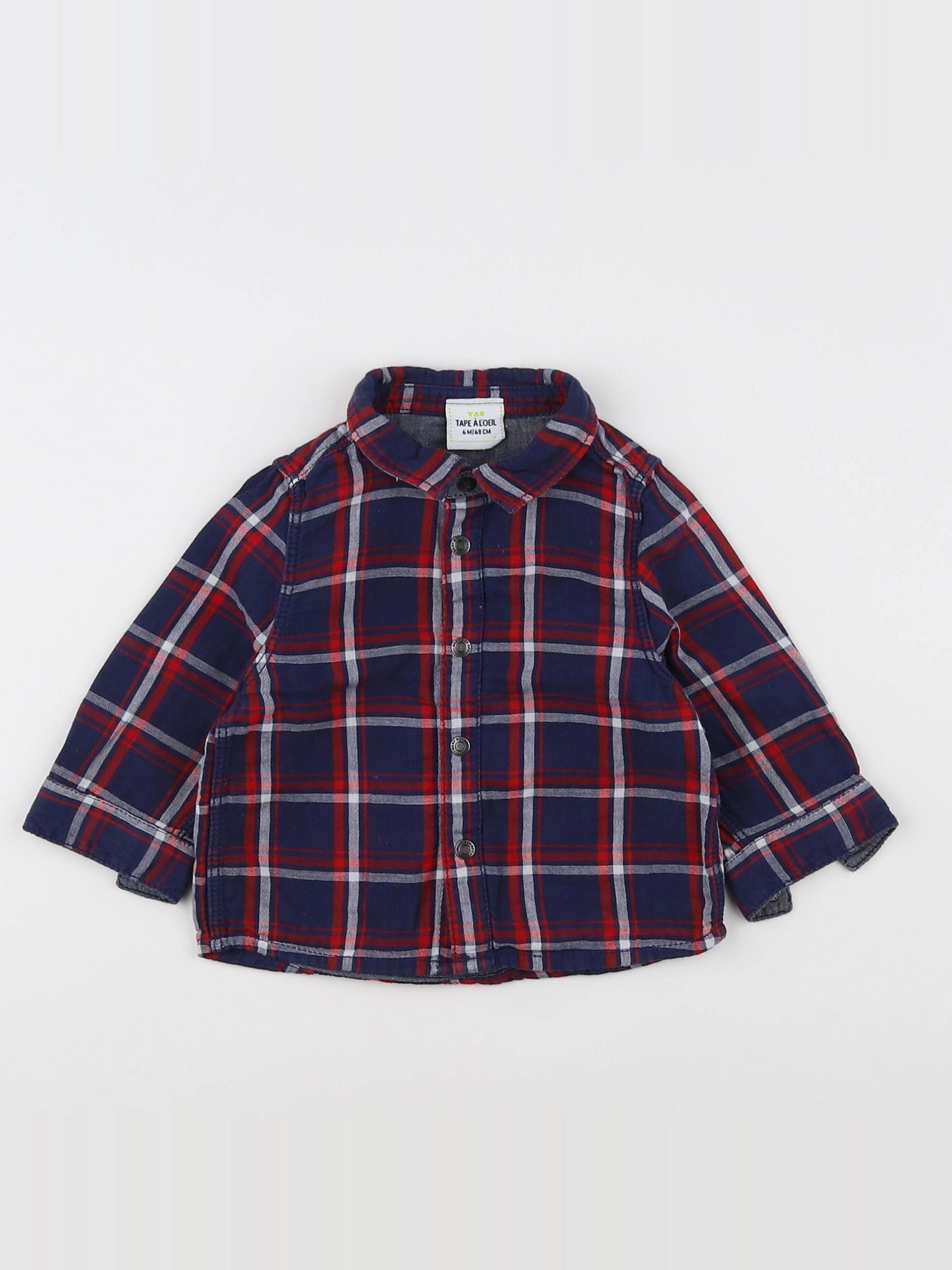 Tape à l'oeil - chemise multicolore - 6 mois