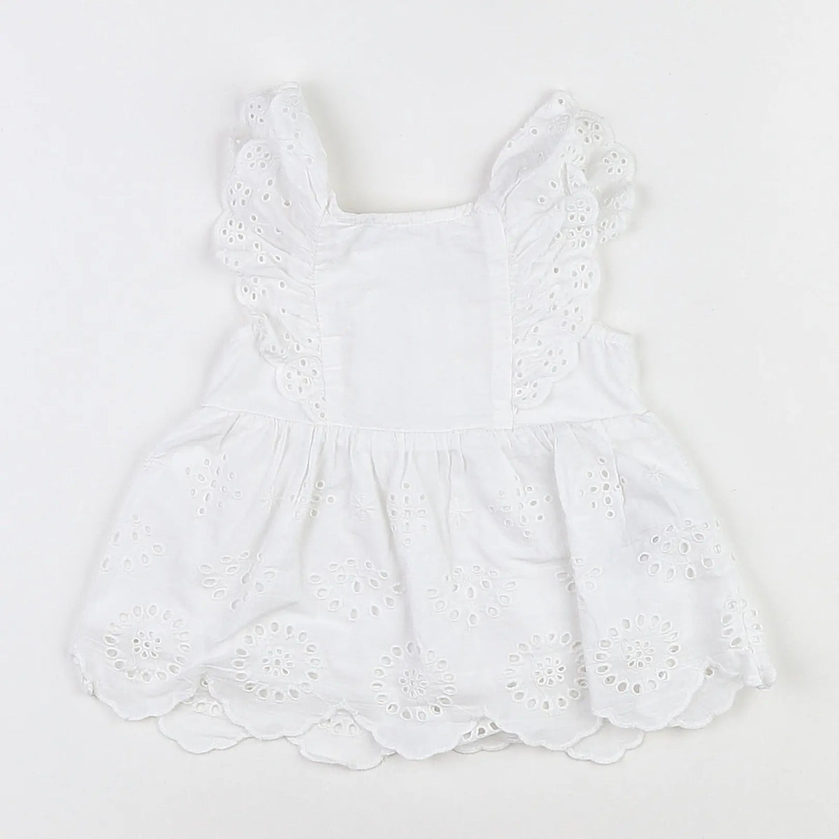 Vertbaudet - robe blanc - 3 mois