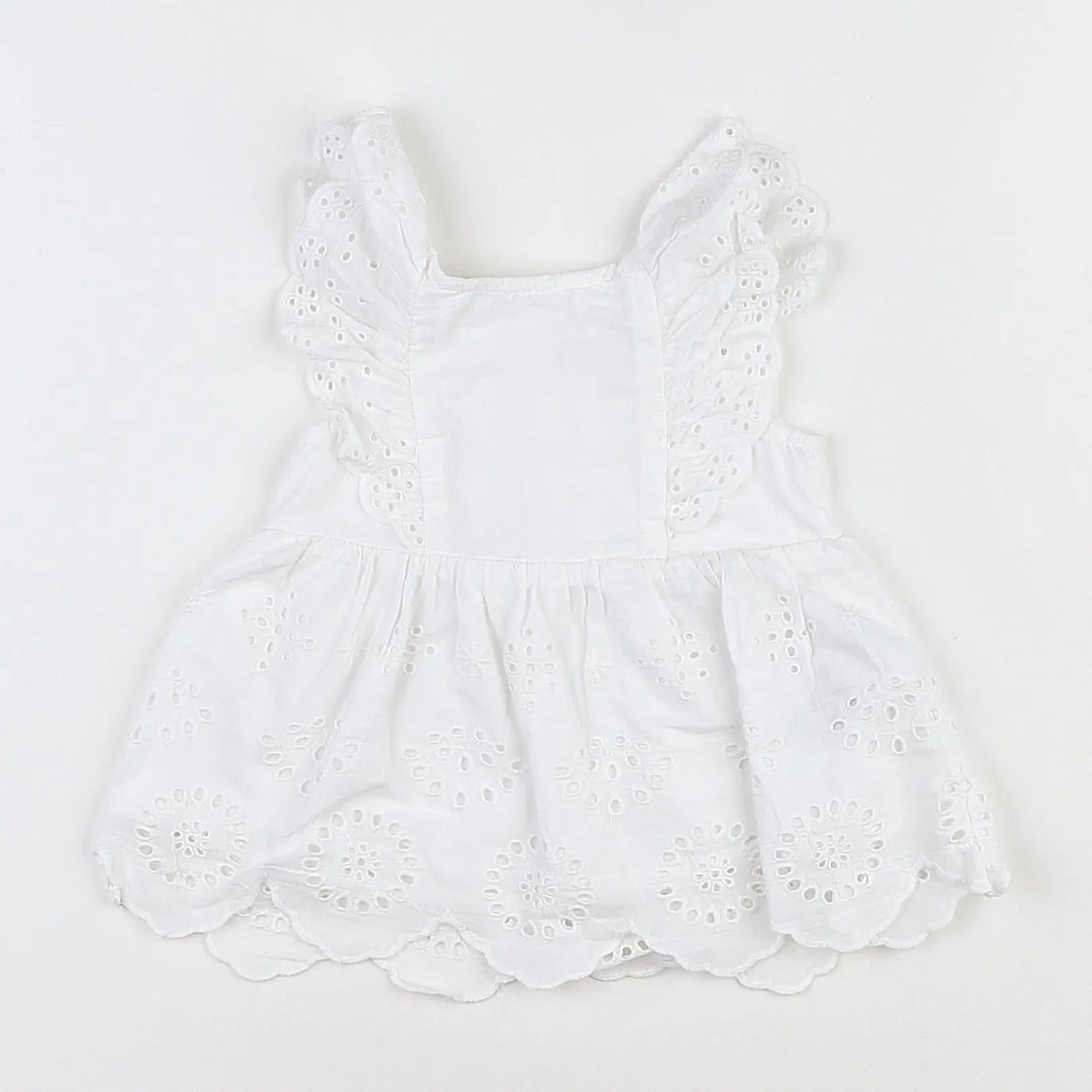 Vertbaudet - robe blanc - 3 mois