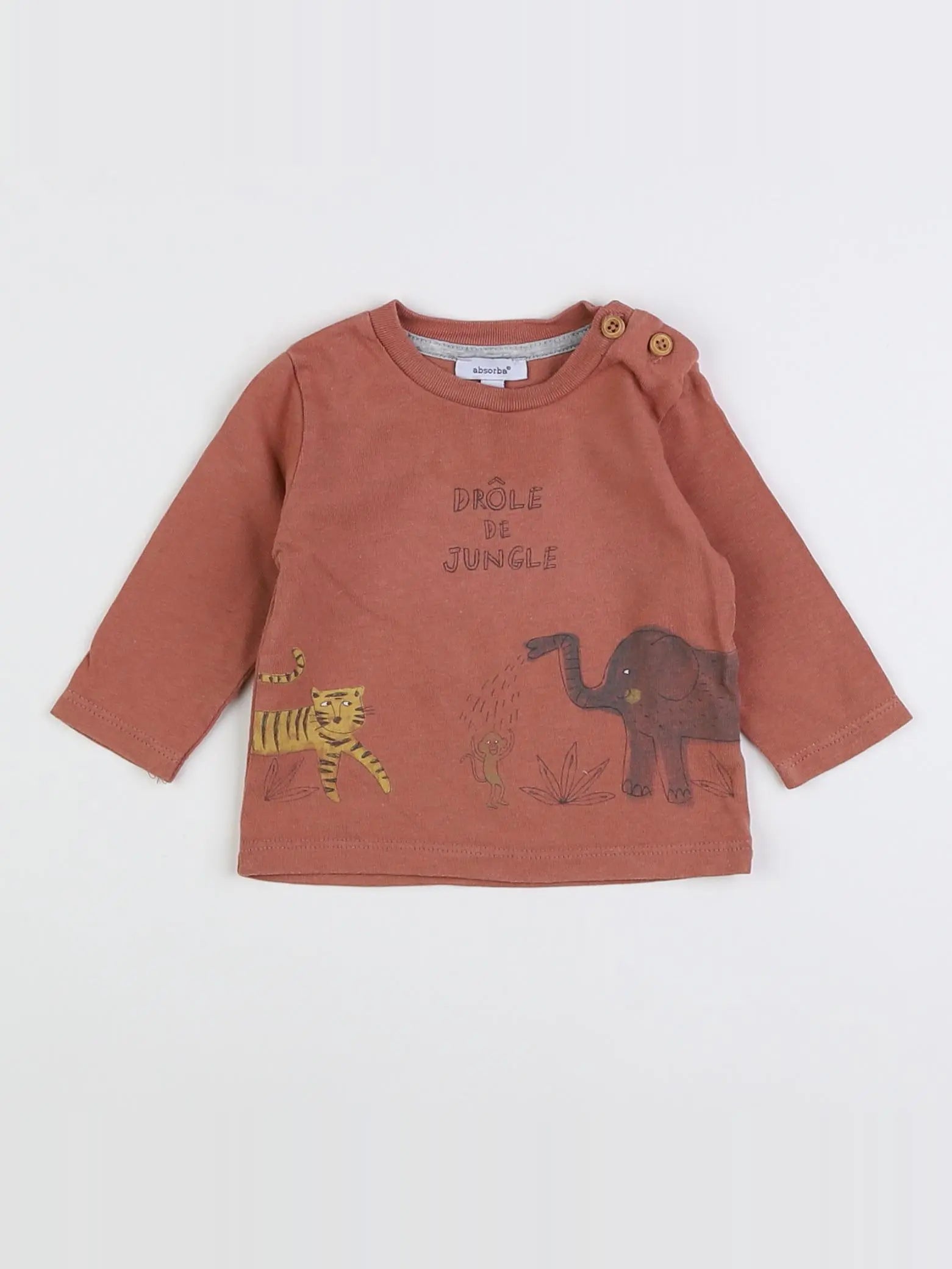 Absorba - tee-shirt rose - 3 mois