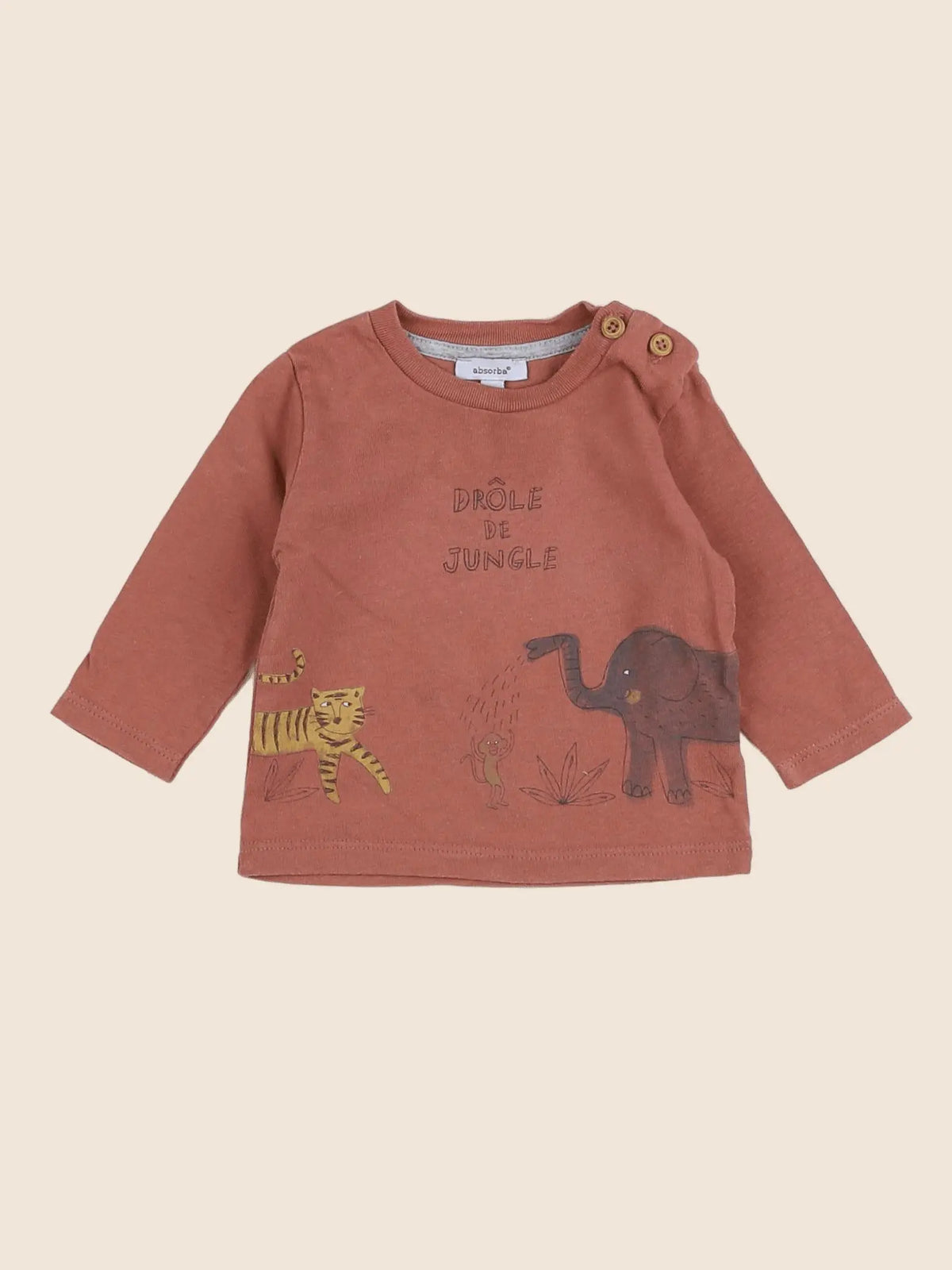 Absorba - tee-shirt rose - 3 mois