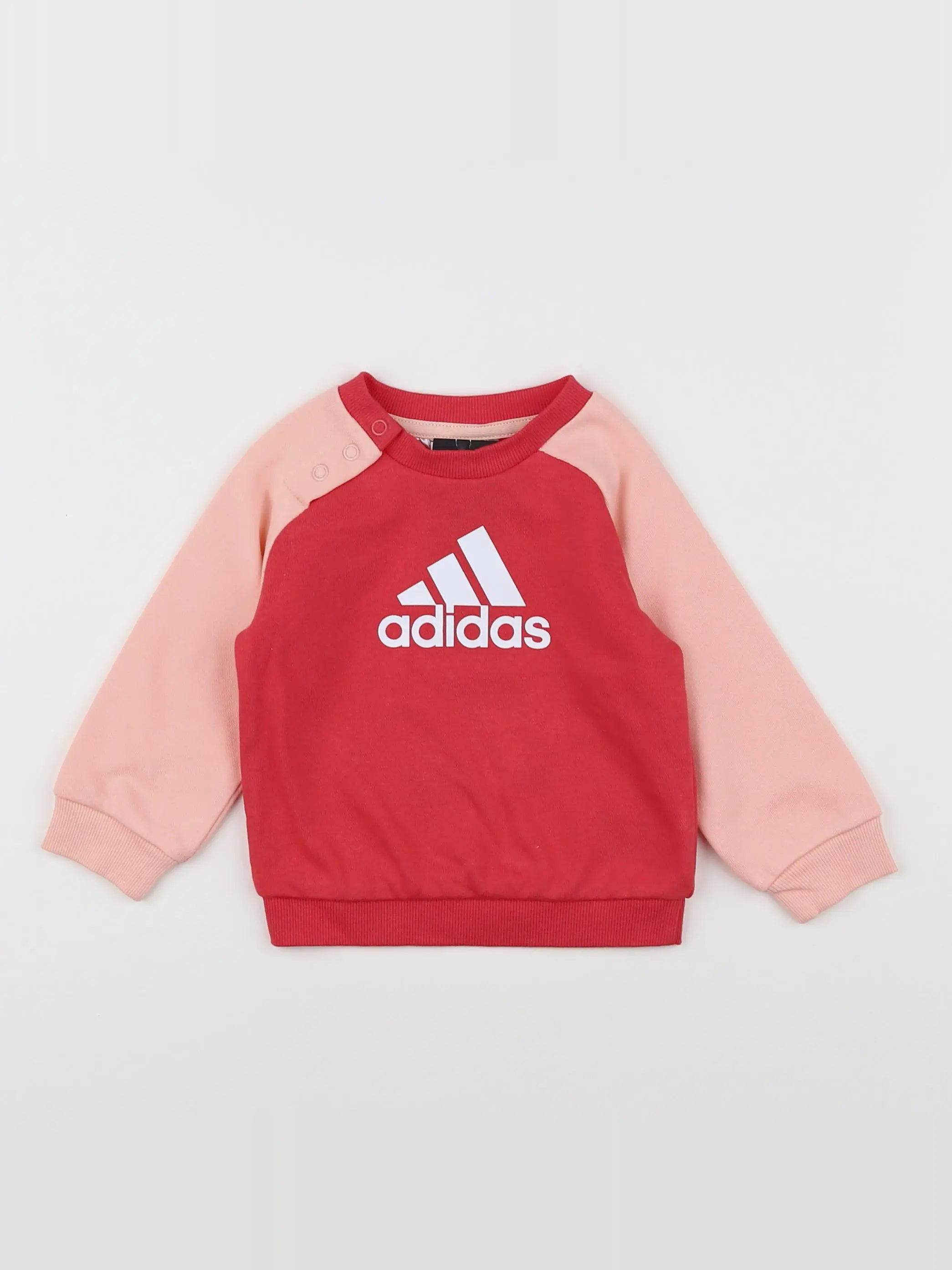 Adidas - sweat rose (état neuf) - 3/6 mois