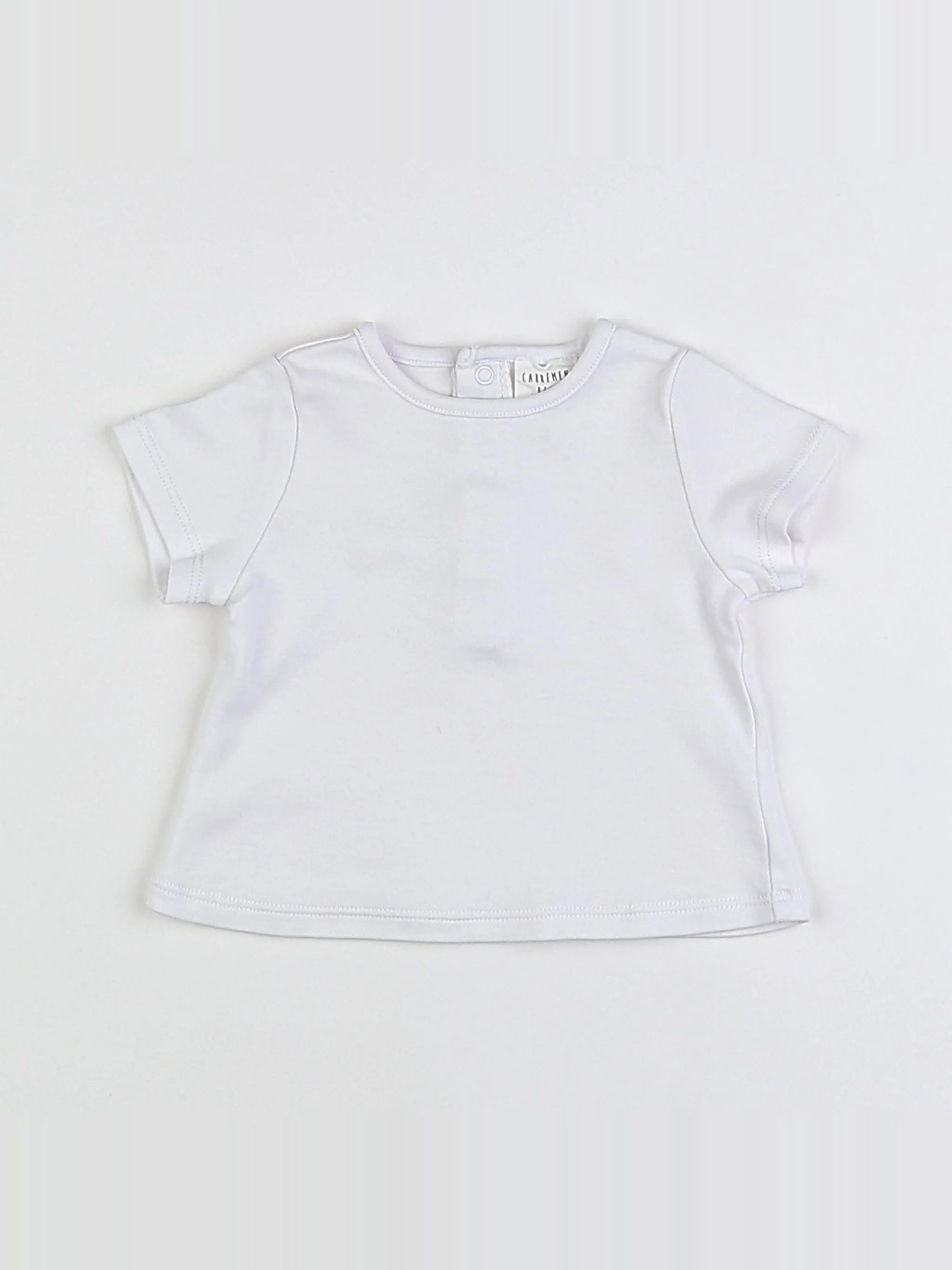 Carrément Beau - tee-shirt blanc - 3 mois