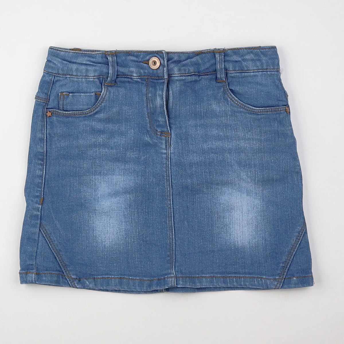 Vertbaudet - jupe bleu - 8 ans