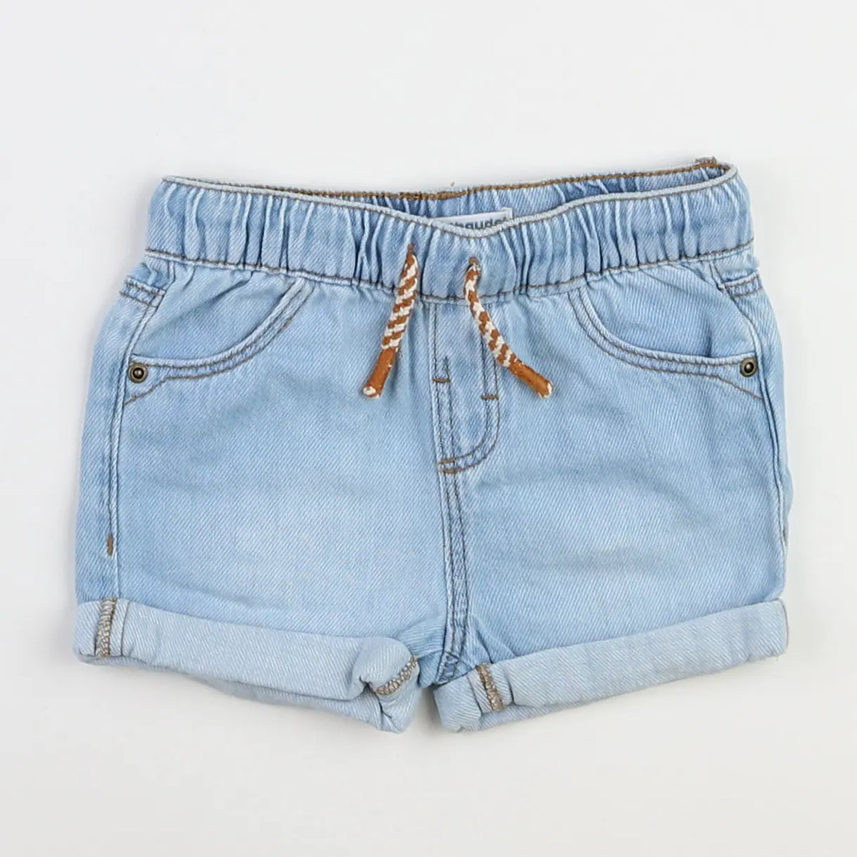 Vertbaudet - short bleu - 12 mois