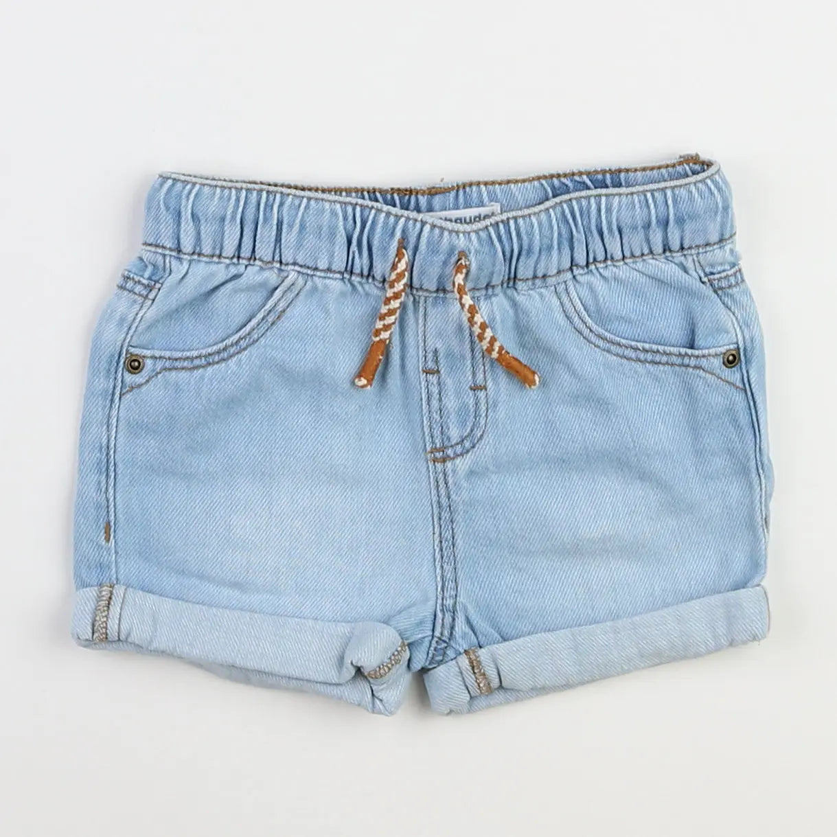 Vertbaudet - short bleu - 12 mois