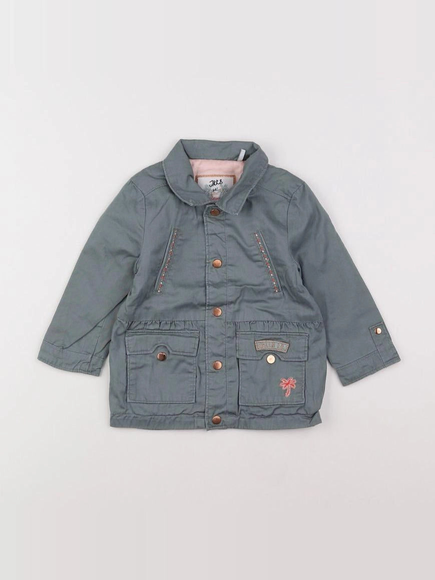 IKKS - veste imprimé au dos vert - 18 mois