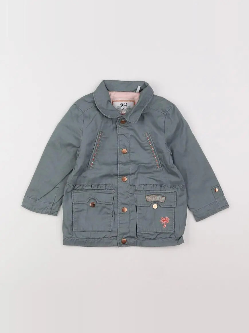 IKKS - veste imprimé au dos vert - 18 mois