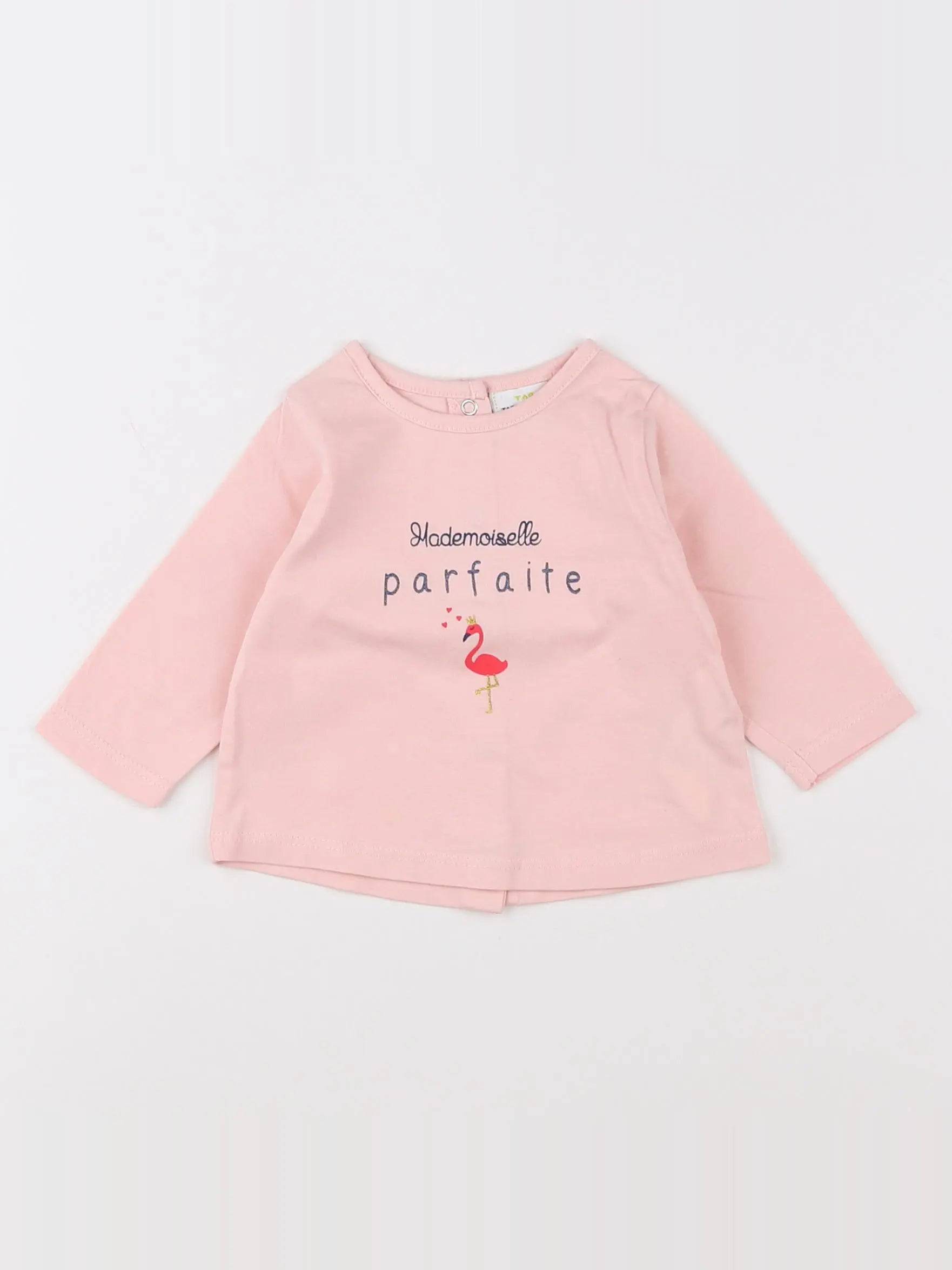 Tape à l'oeil - tee-shirt rose - 3 mois