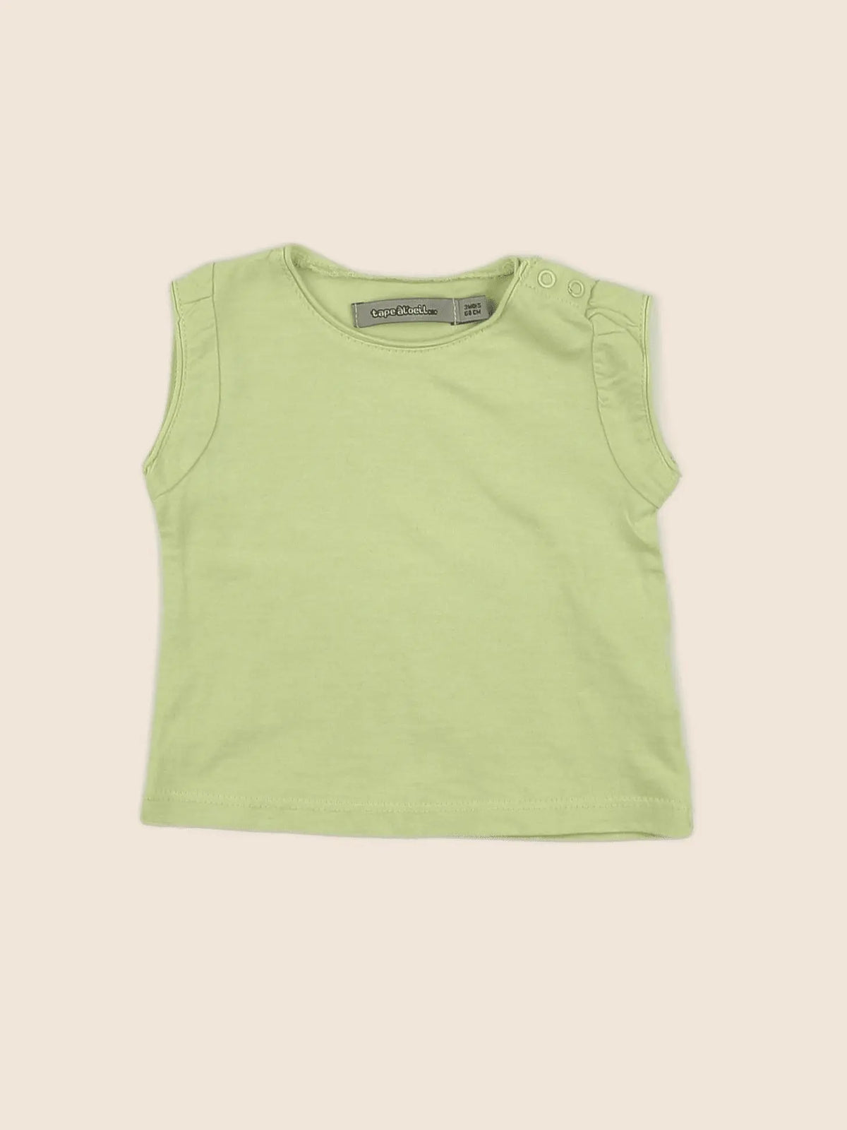 Tape à l'oeil - tee-shirt vert - 3 mois