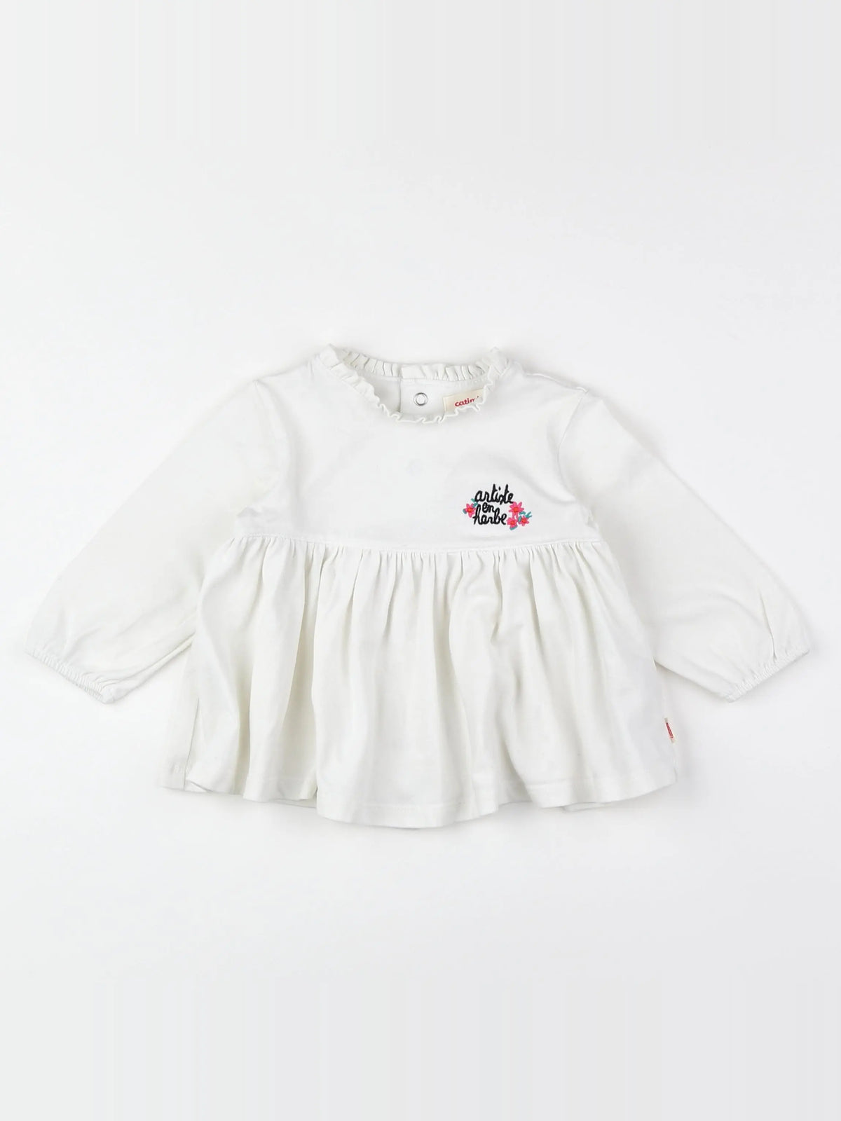 Catimini - tee-shirt blanc - 12 mois