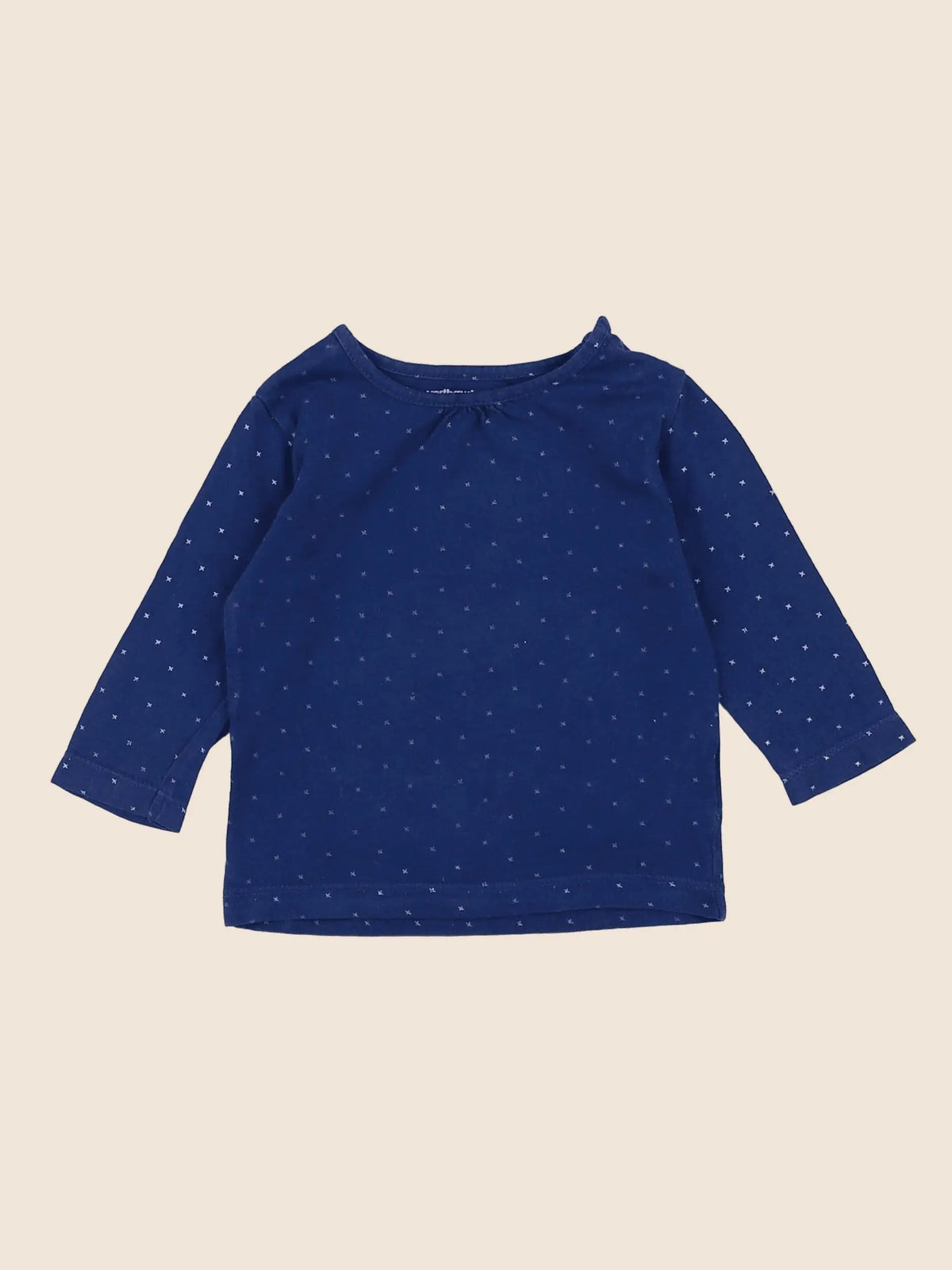 Vertbaudet - tee-shirt bleu - 9 mois