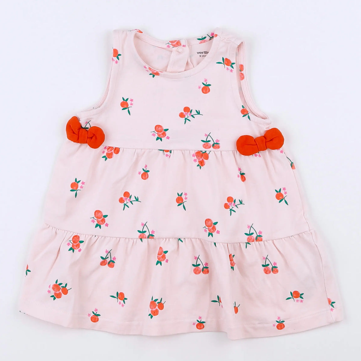 Vertbaudet - robe rose - 9 mois