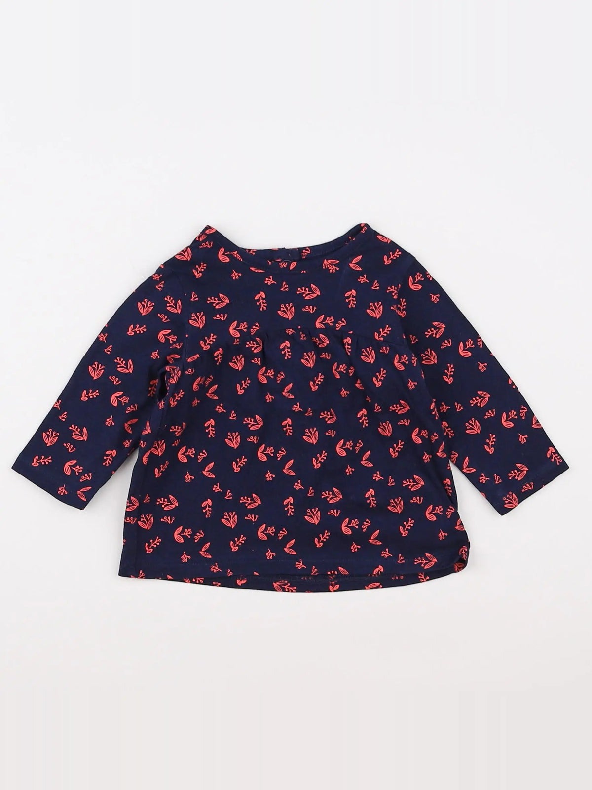 Vertbaudet - tee-shirt bleu - 3 mois