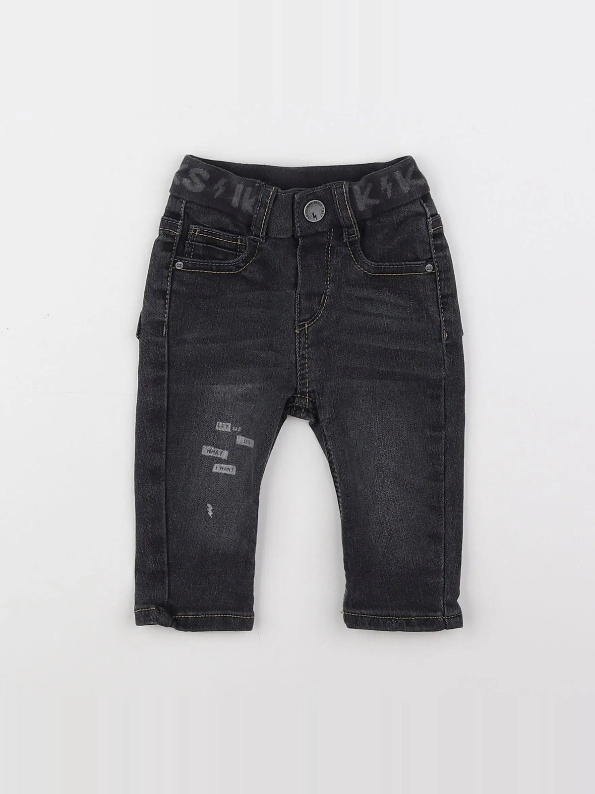 IKKS - jean gris - 6 mois