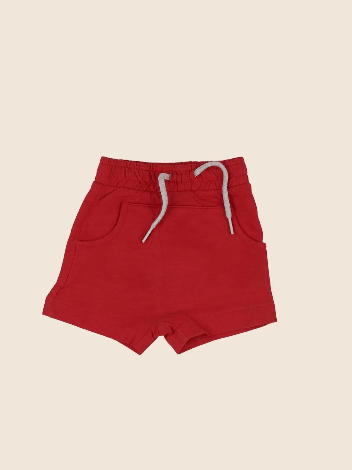 Vertbaudet - short rouge - 3 mois