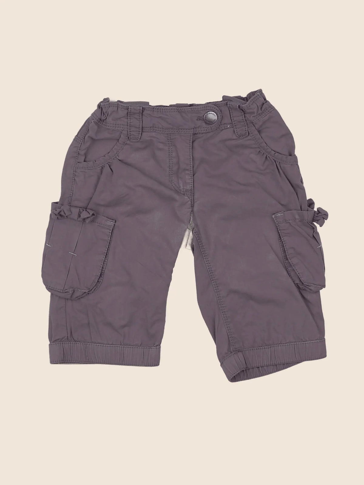 Vertbaudet - short gris - 2 ans