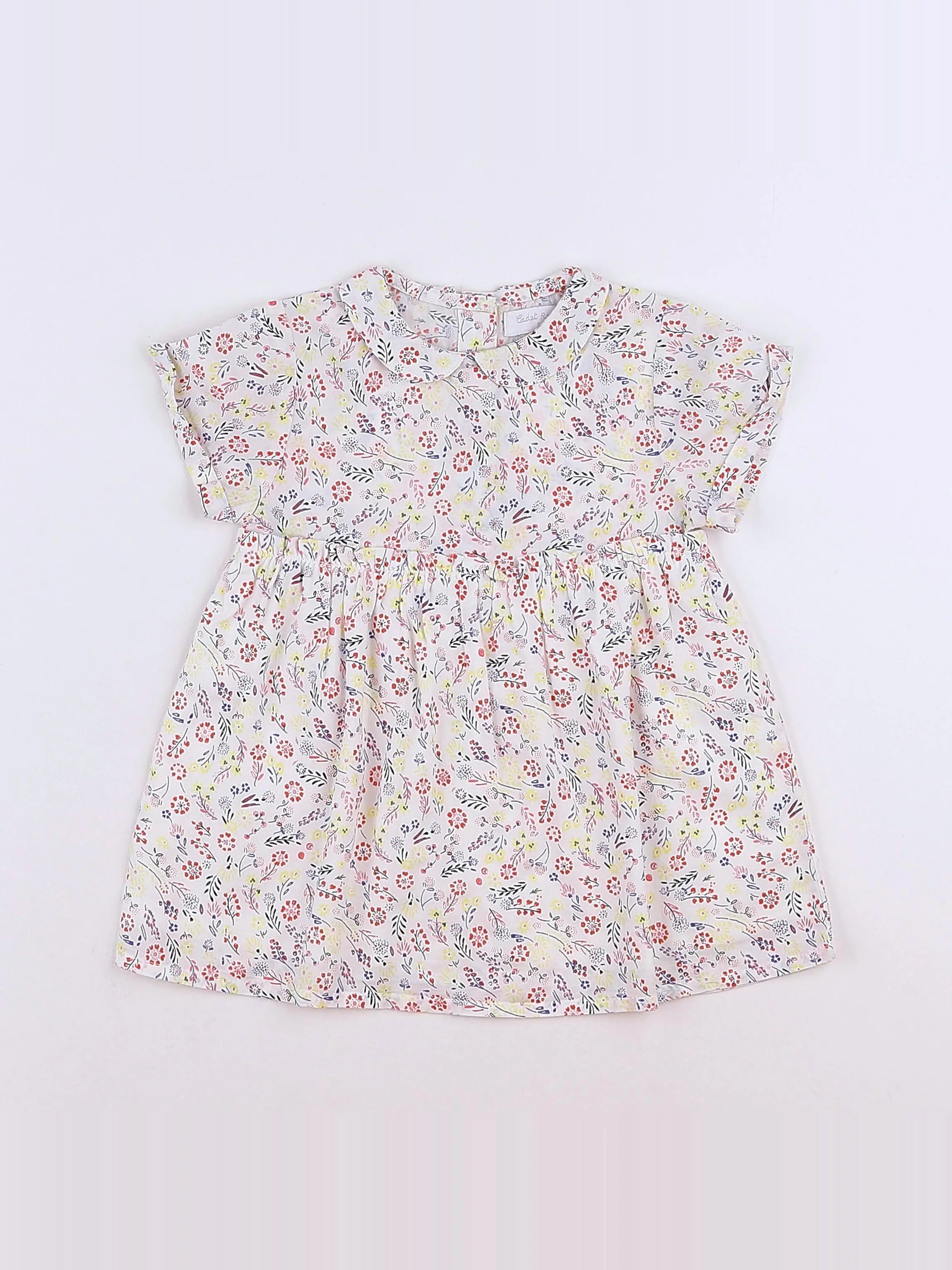 Cadet Rousselle - robe multicolore - 6 mois