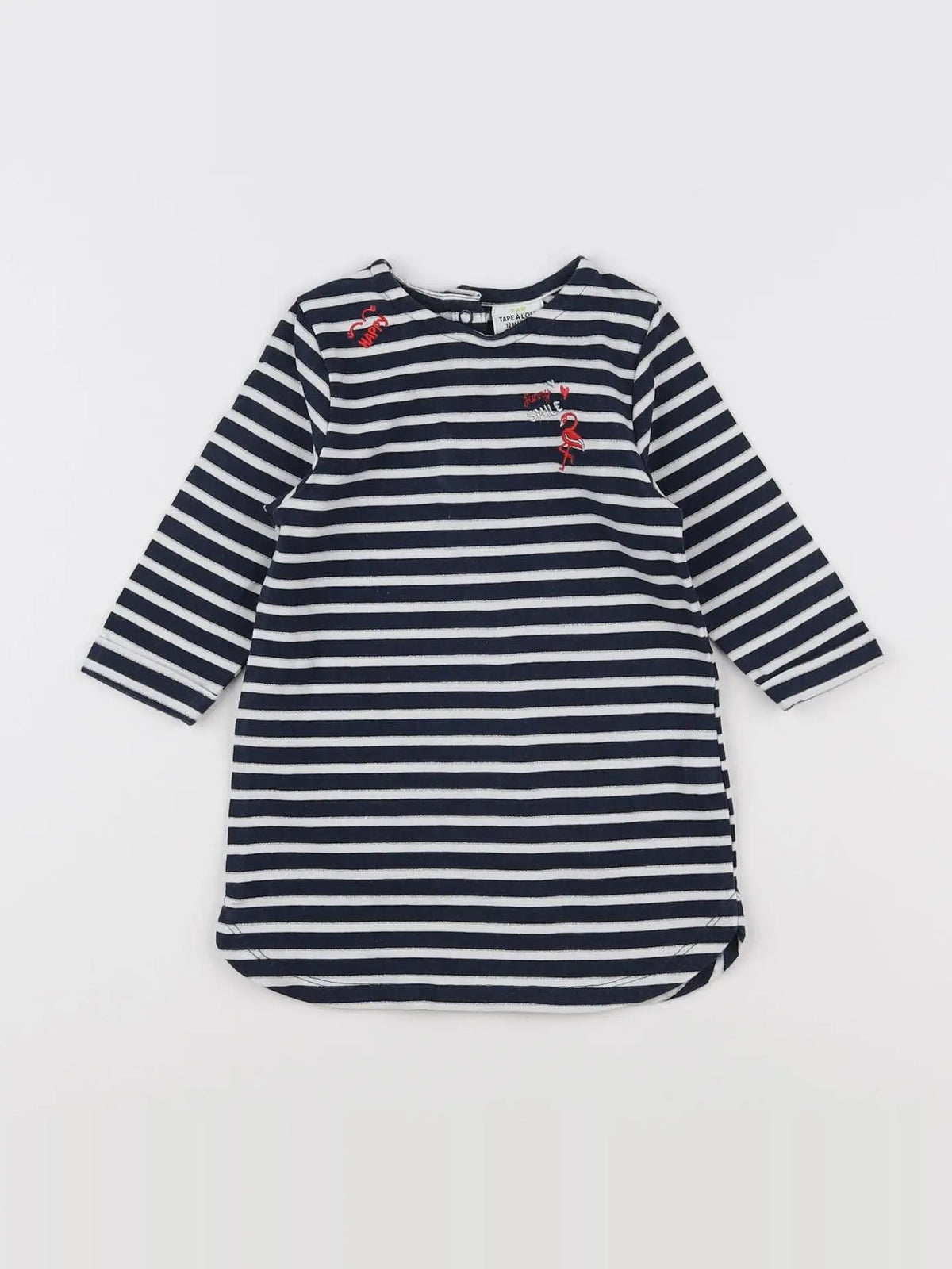 Tape à l'oeil - robe bleu - 12 mois
